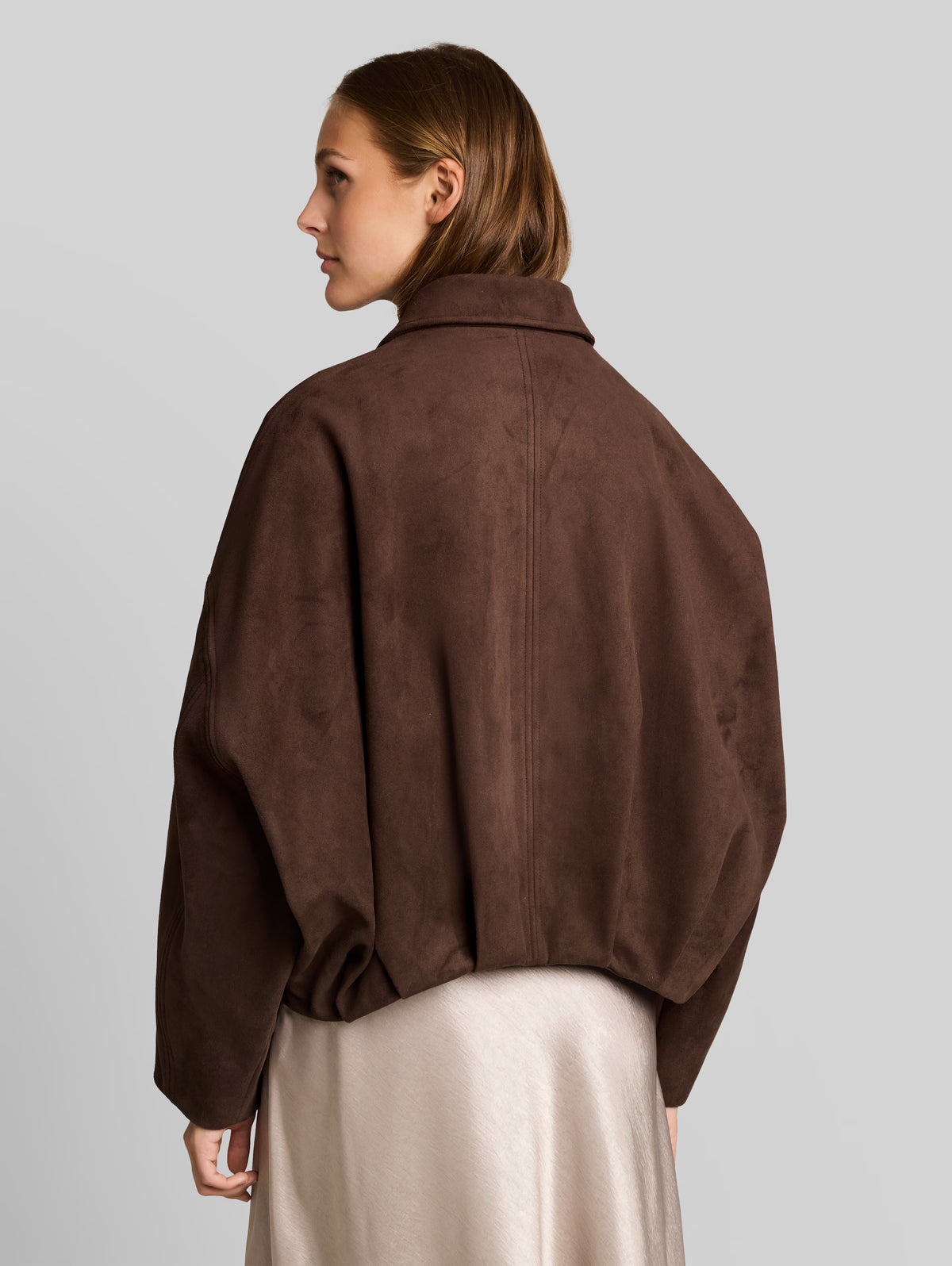 TOM TAILOR - Loose-fit jacket with a suede-effect finish - 1053092