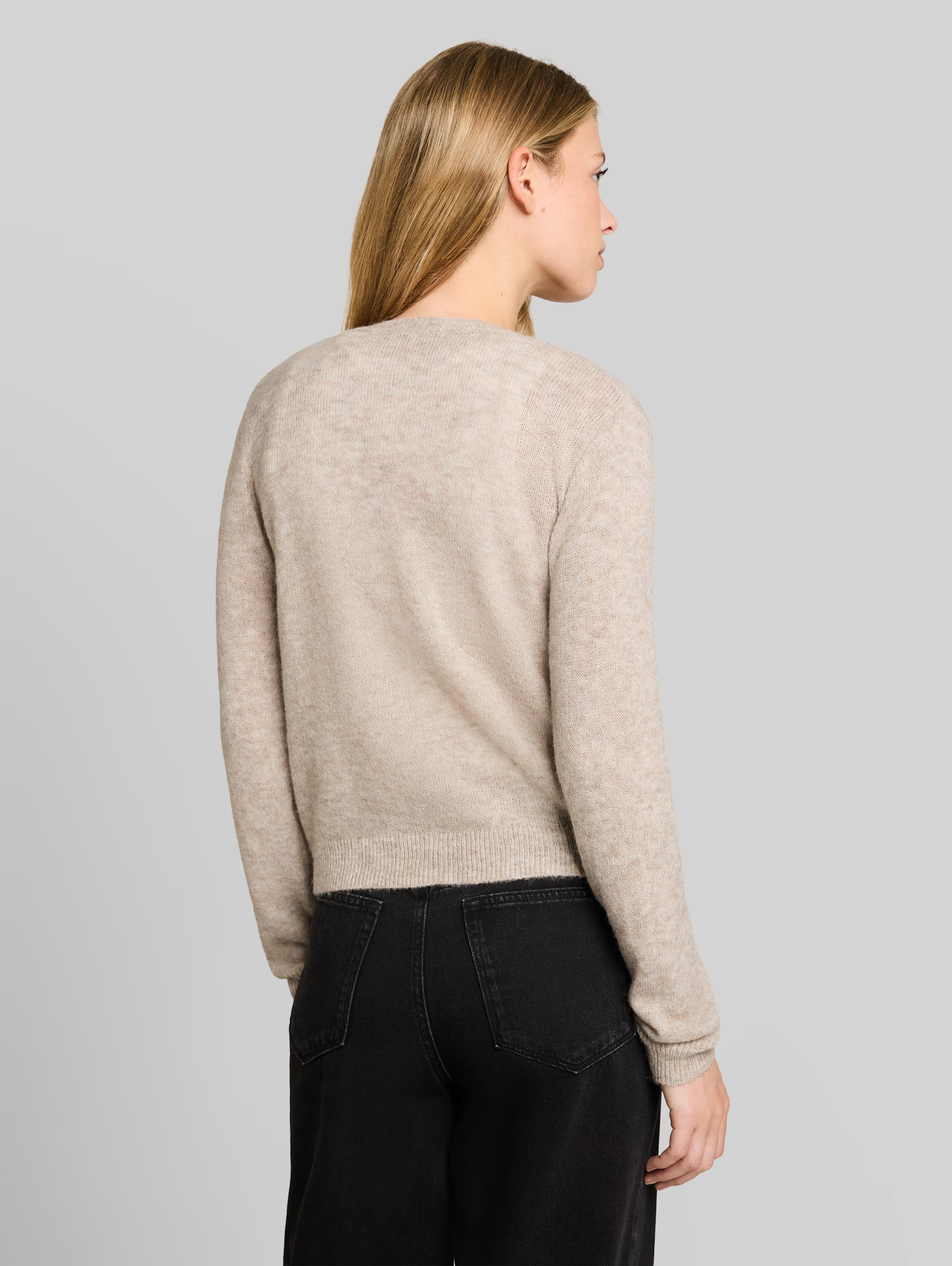 TOM TAILOR - Knit soft crew neck cardigan - 1053480