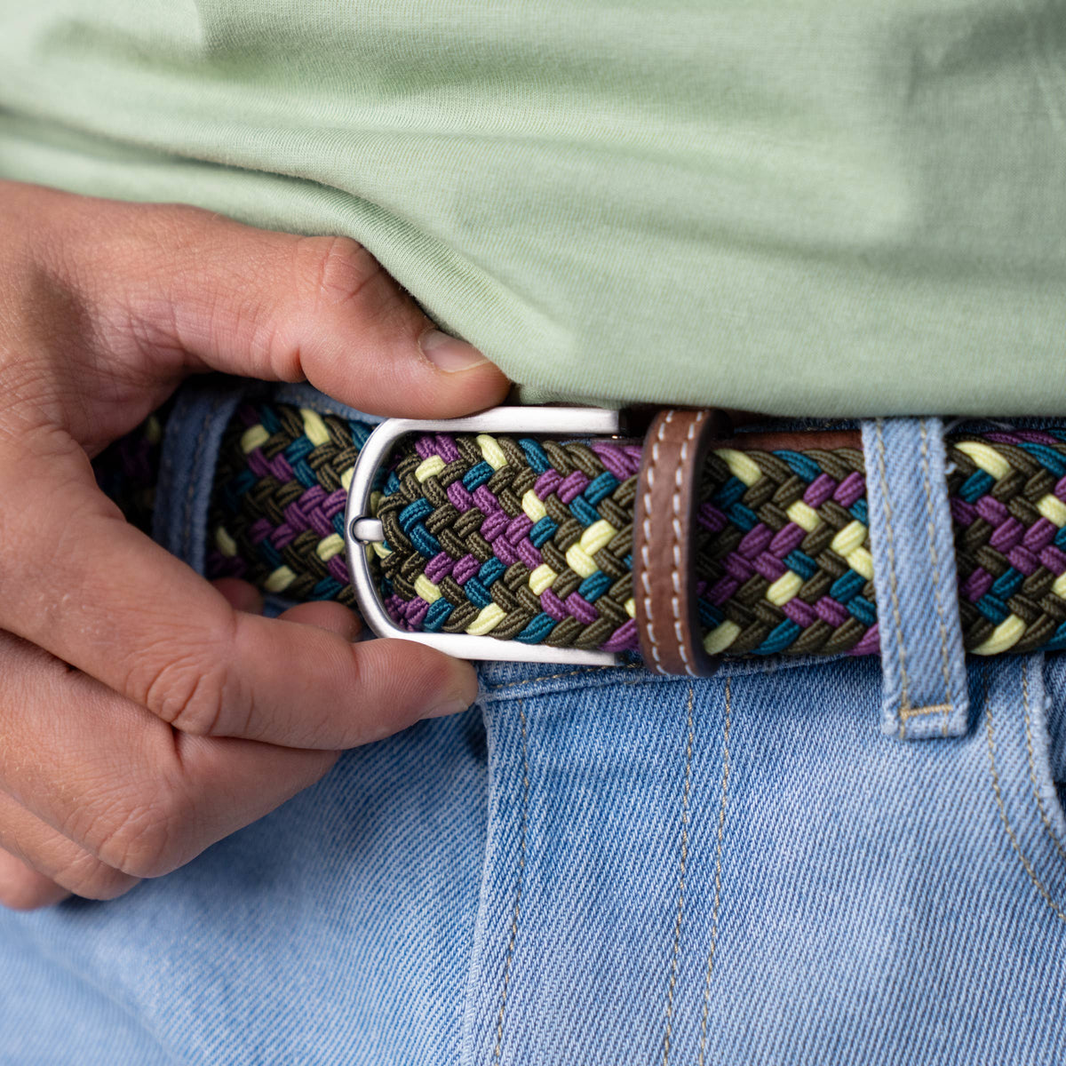 Elastic braided belt - Bergen