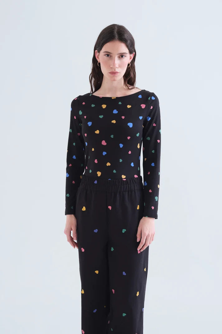 COMPANIA FANTASTICA - Candy Prt L/S T-Shirt - 63C/11045
