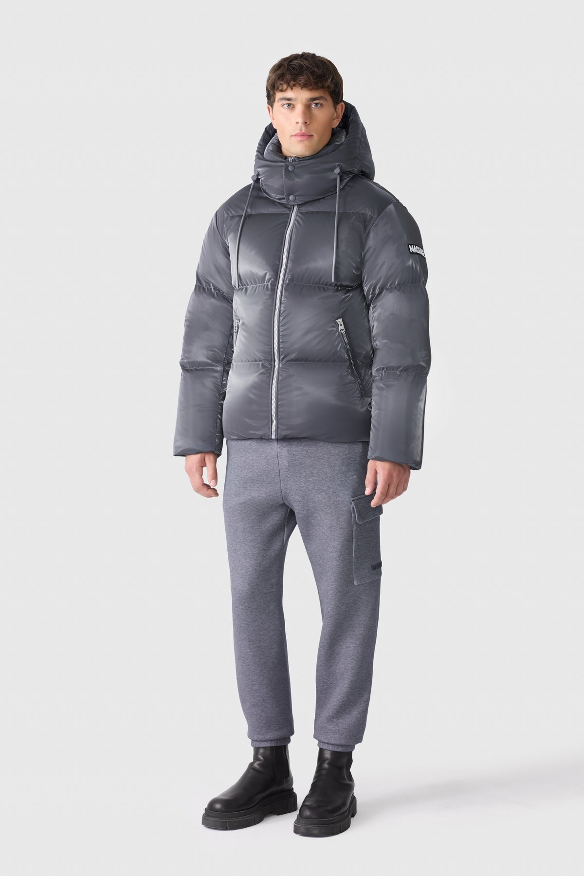 MACKAGE KENT-GLO - High-Gloss Hooded Down Jacket - Boutique Bubbles