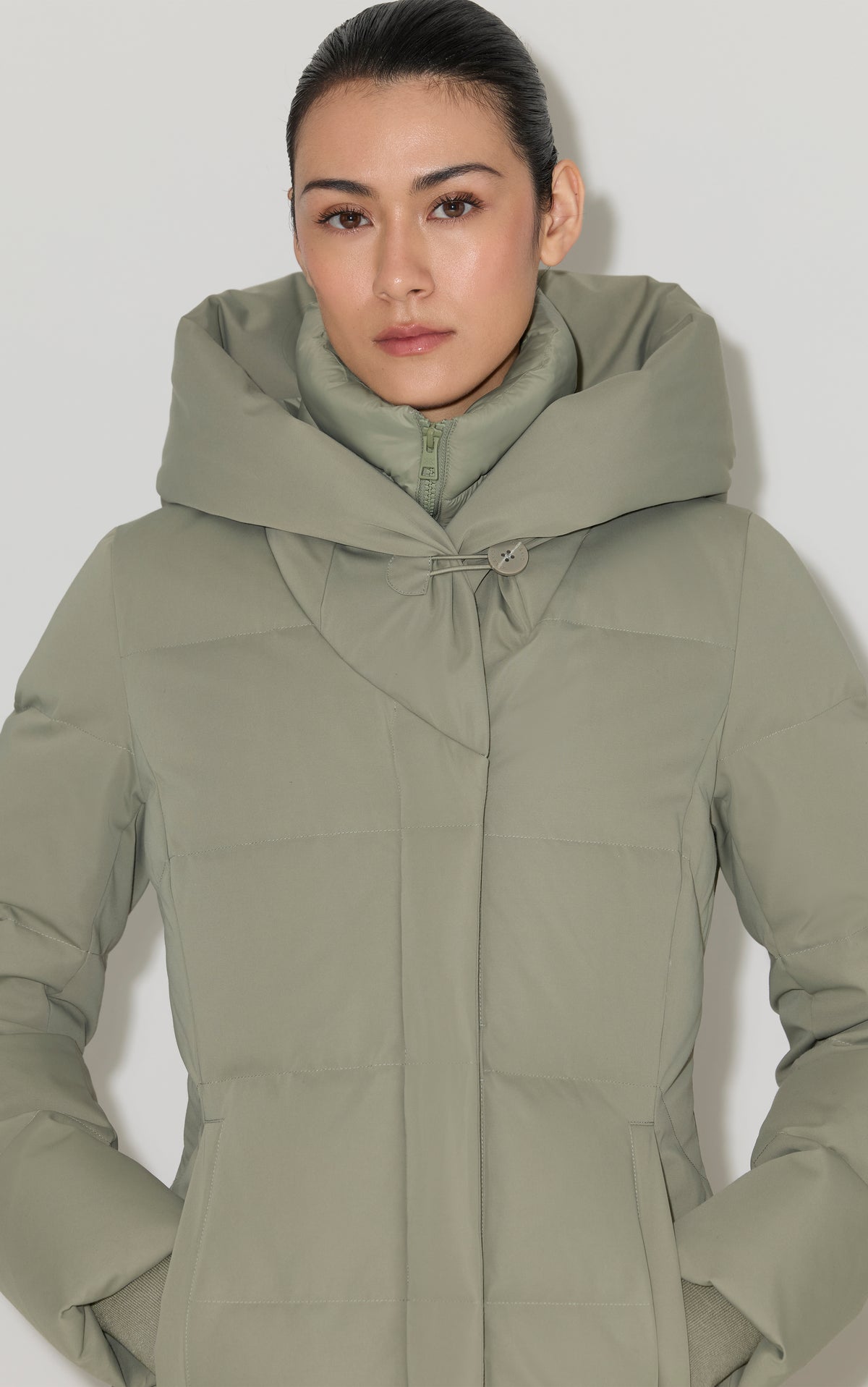 SOIA&KYO TALYSE-U - Women's down coat with hood
