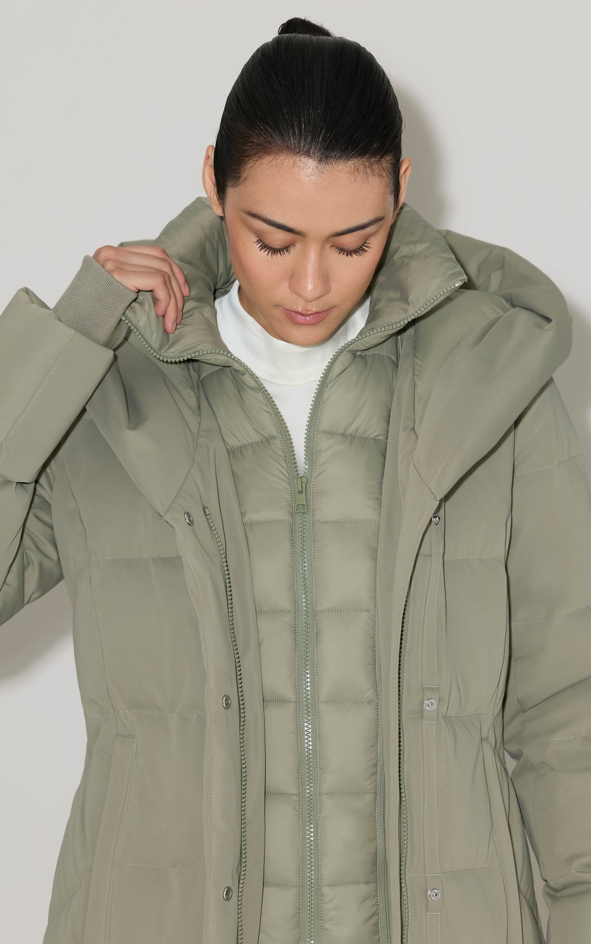 SOIA&KYO TALYSE-U - Women's down coat with hood