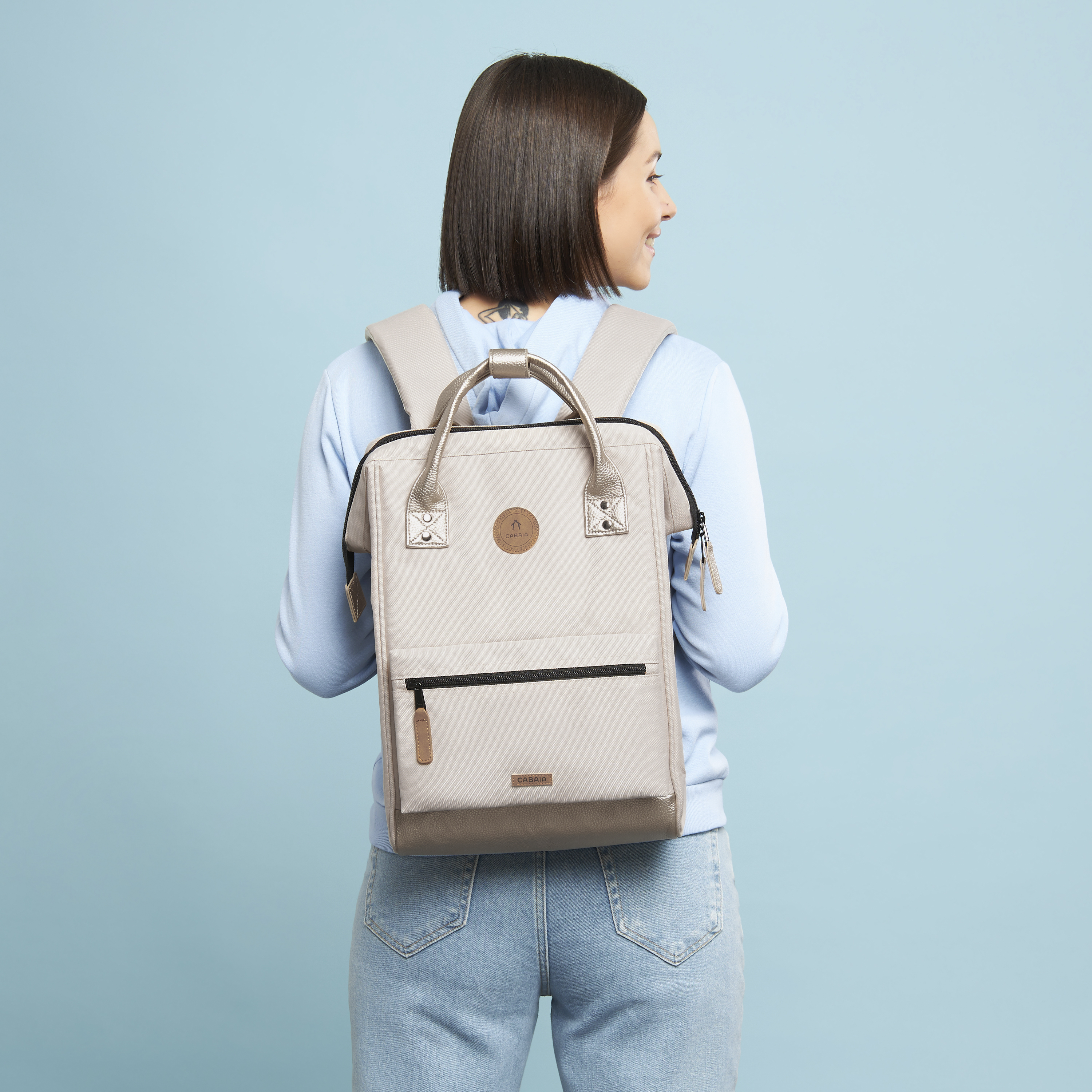 CABAÏA - Sac à dos Aventurier Medium - Oxford Recyclé