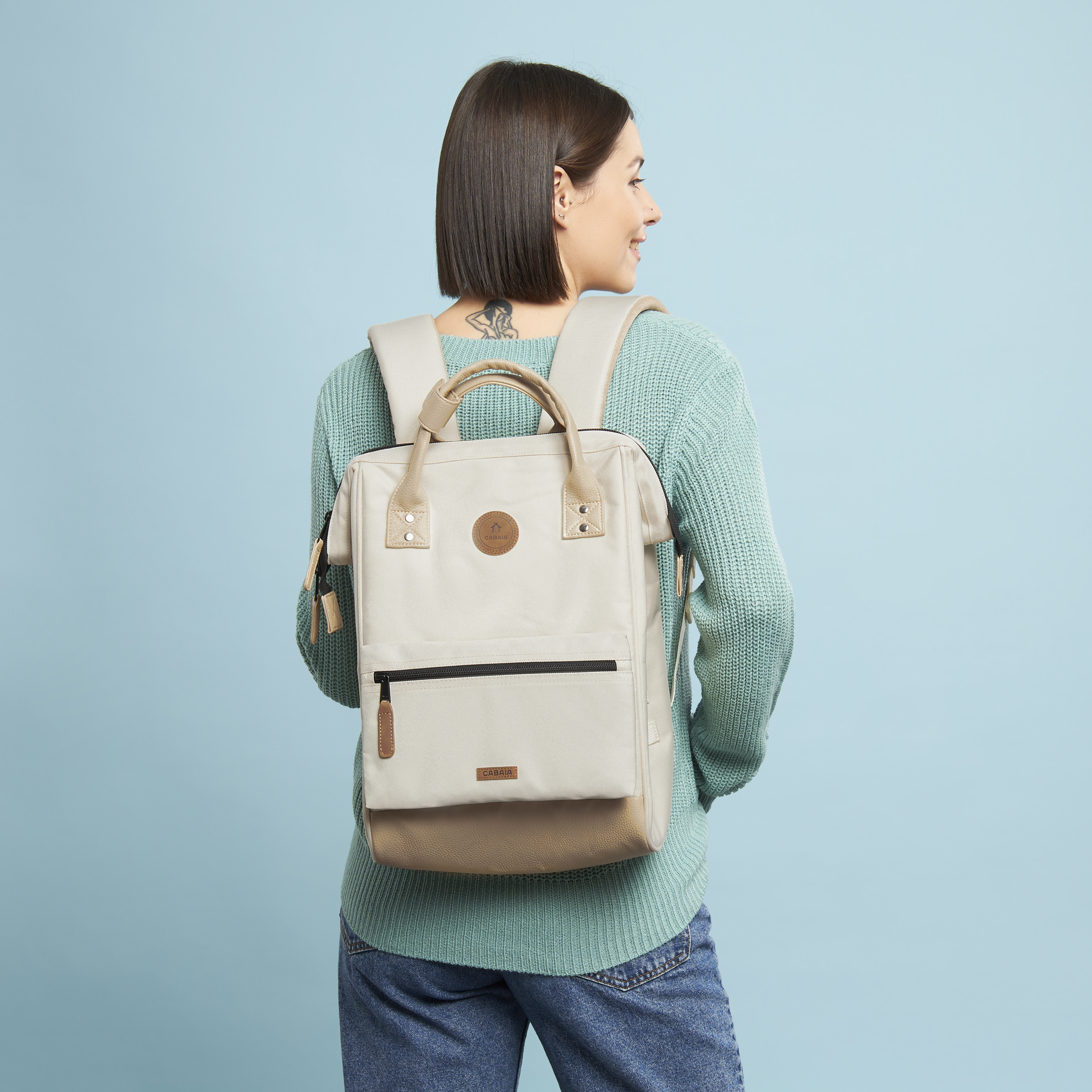 CABAÏA - Sac à dos Aventurier Medium - Oxford Recyclé