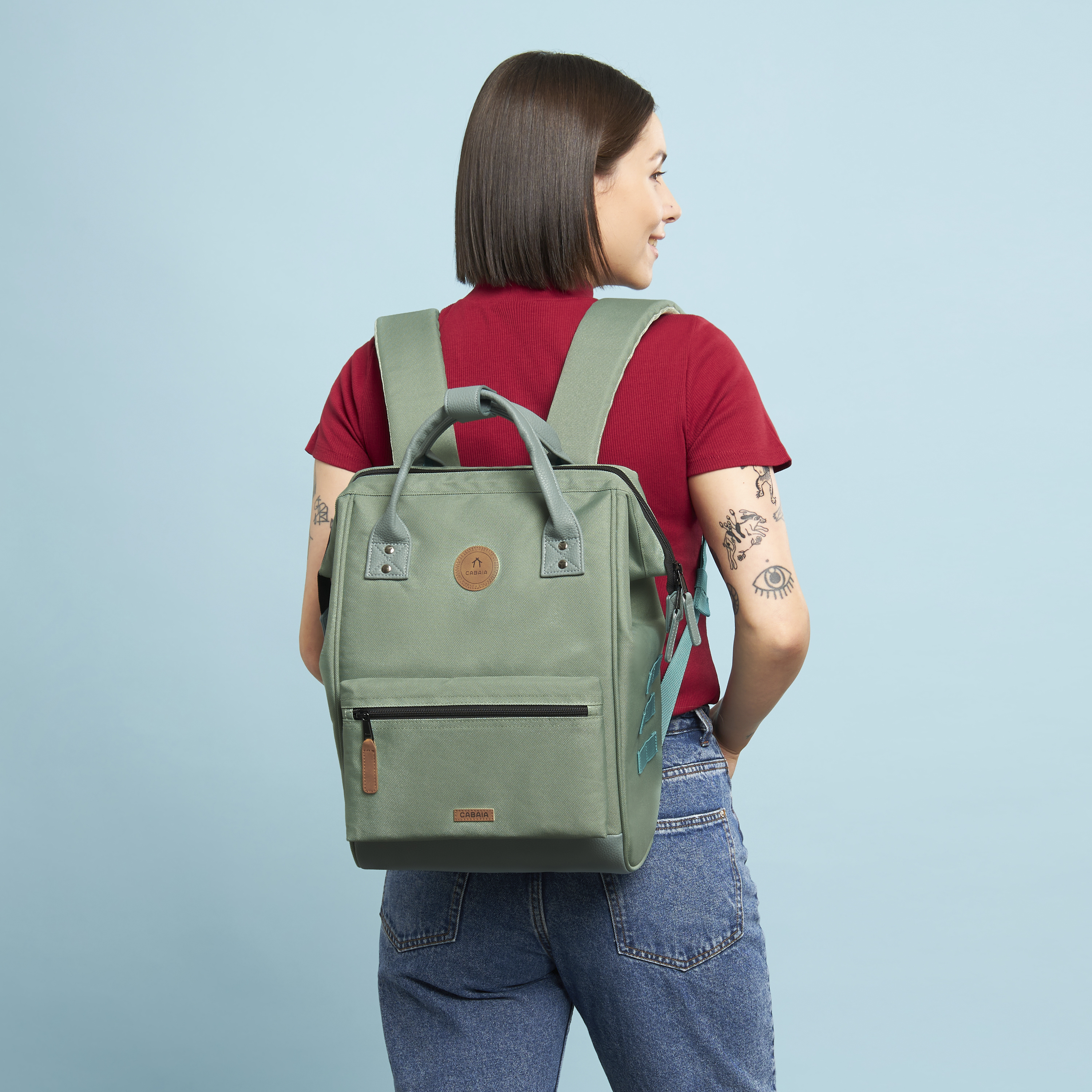 CABAÏA - Sac à dos Aventurier Medium - Oxford Recyclé