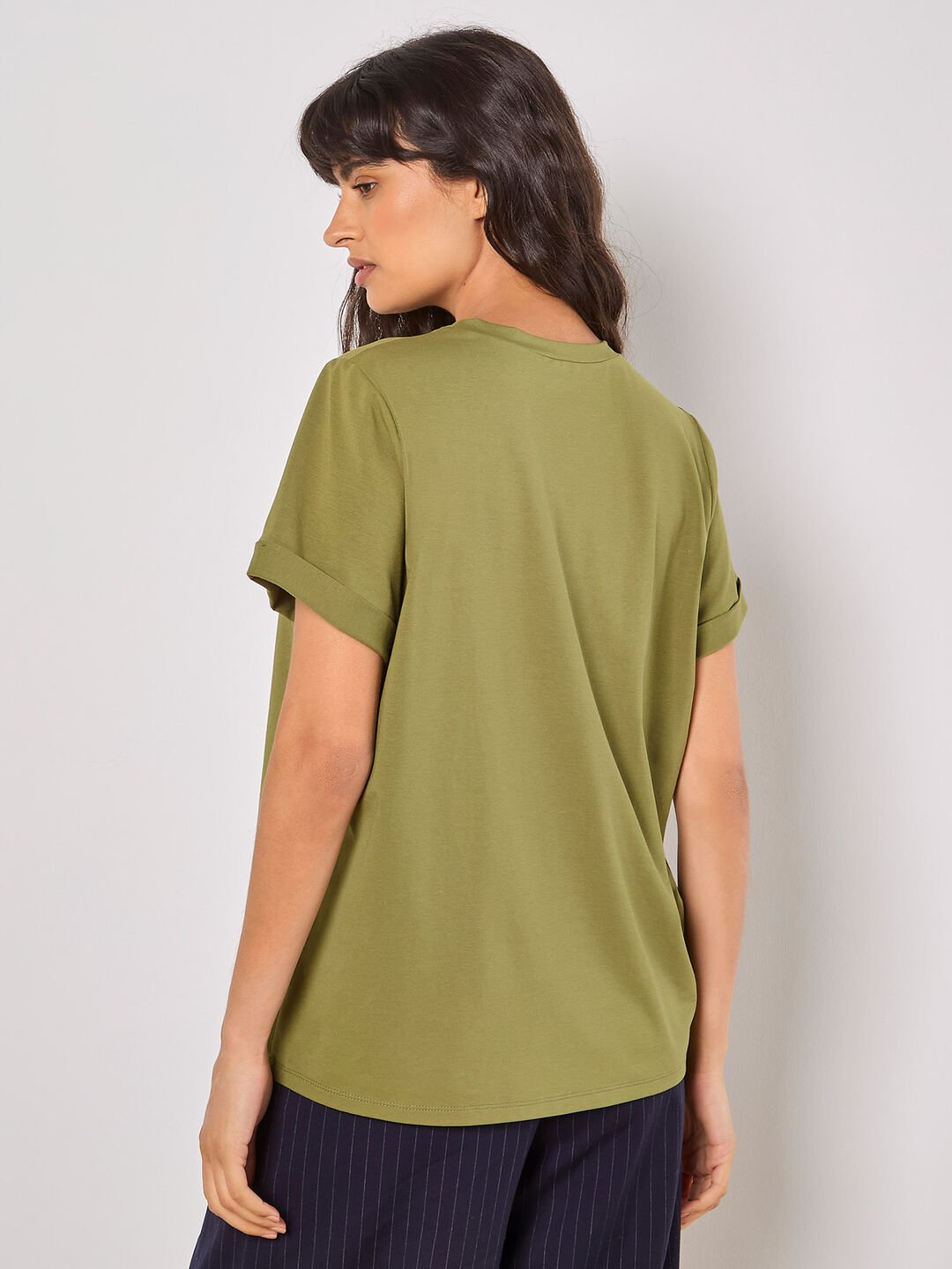 APRICOT - Cotton Modal T-Shirt - 966055 - Boutique Bubbles