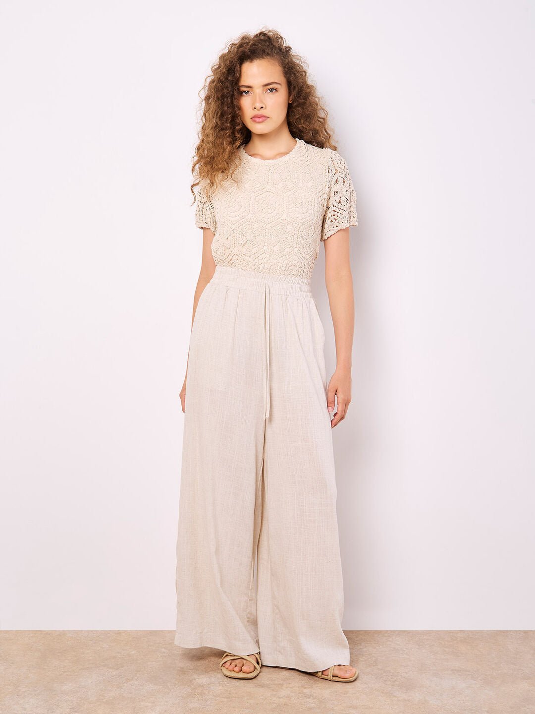 APRICOT - Crochet Hexagons T-Shirt - 944688 - Boutique Bubbles