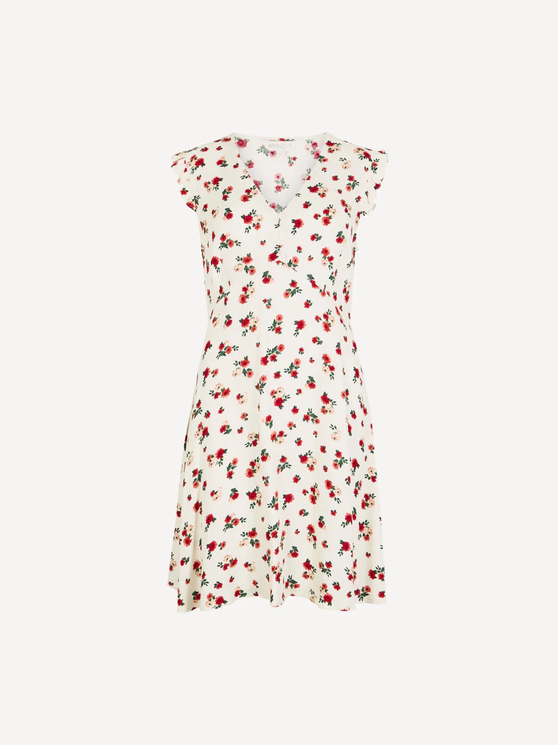 APRICOT - Floral Mini Dress - X181308 - Boutique Bubbles