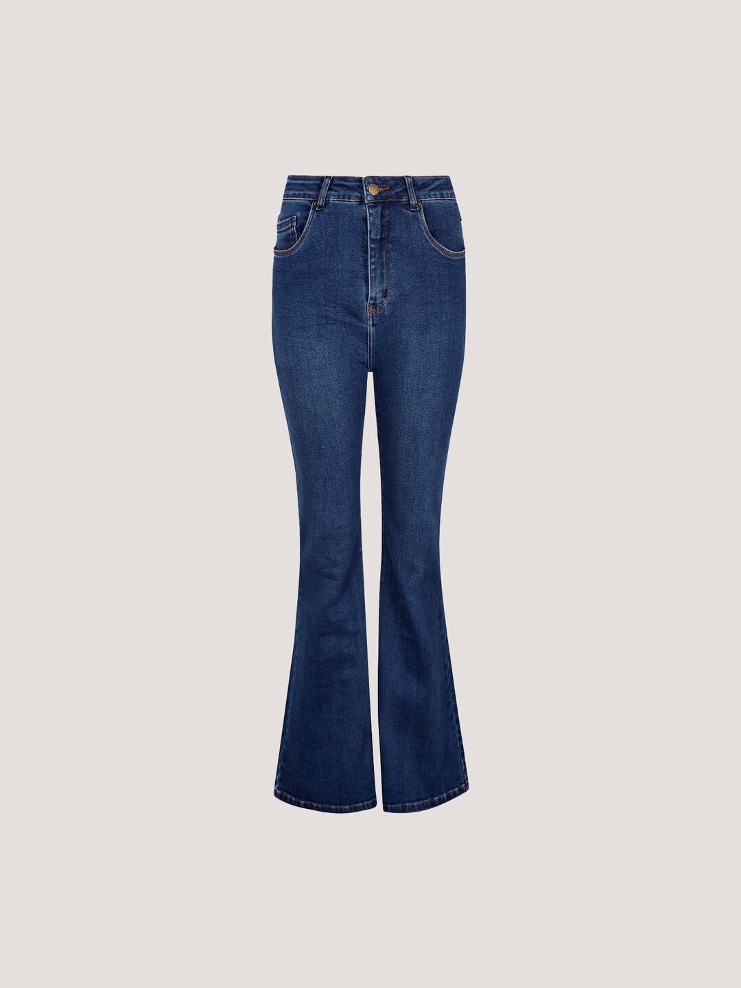 APRICOT - Lola Dark Wash Flare Jeans - 947252 D - Boutique Bubbles