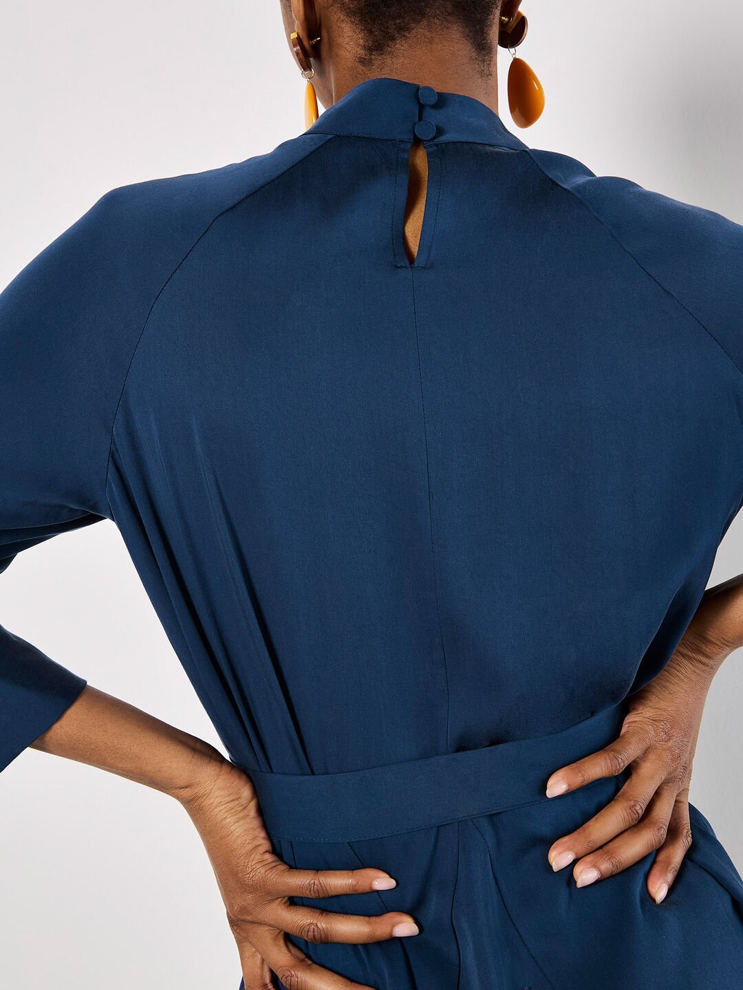 APRICOT - Mock Neck Swing Mini Dress - 956803 - Boutique Bubbles