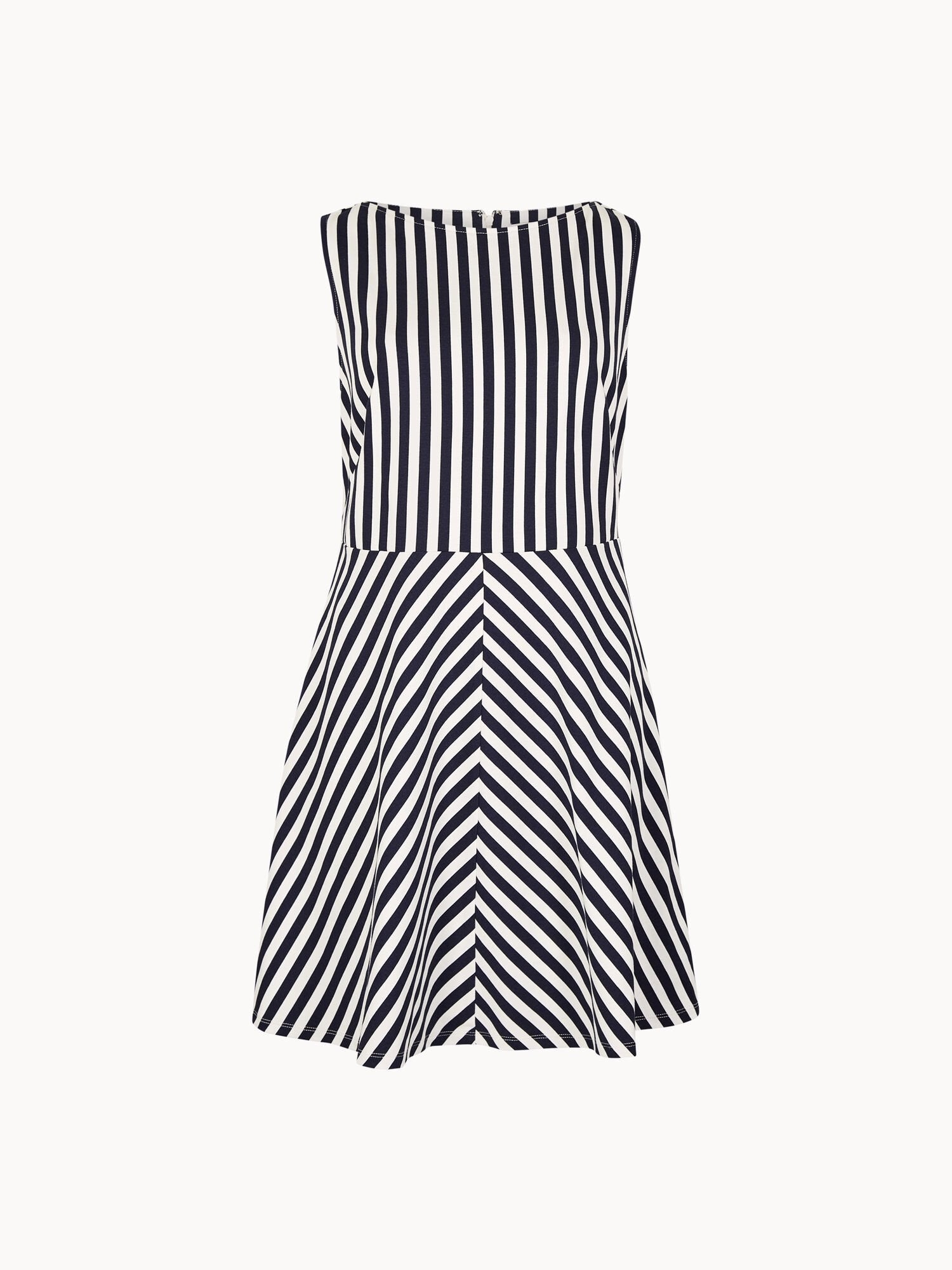 APRICOT - Stripe Jersey Knit Mini Dress - X181612 - Boutique Bubbles