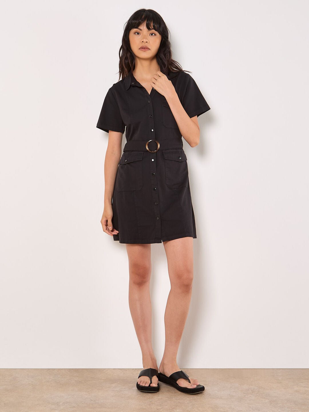 APRICOT - Utility Cargo Mini Dress - 946903 D - Boutique Bubbles