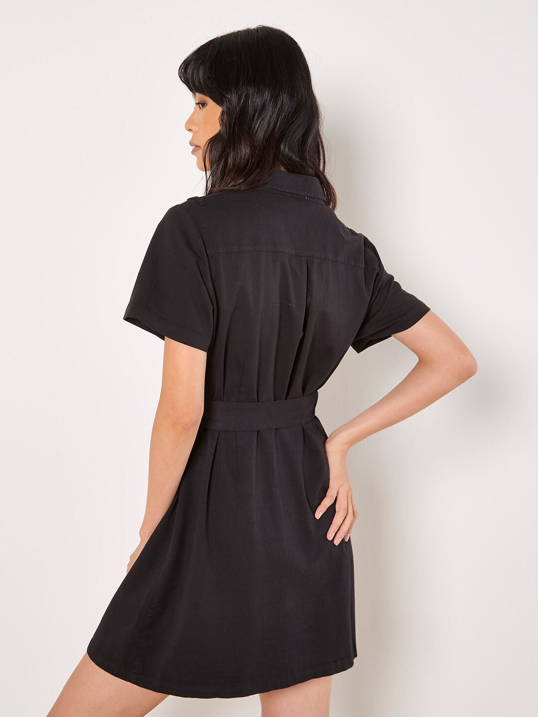 APRICOT - Utility Cargo Mini Dress - 946903 D - Boutique Bubbles