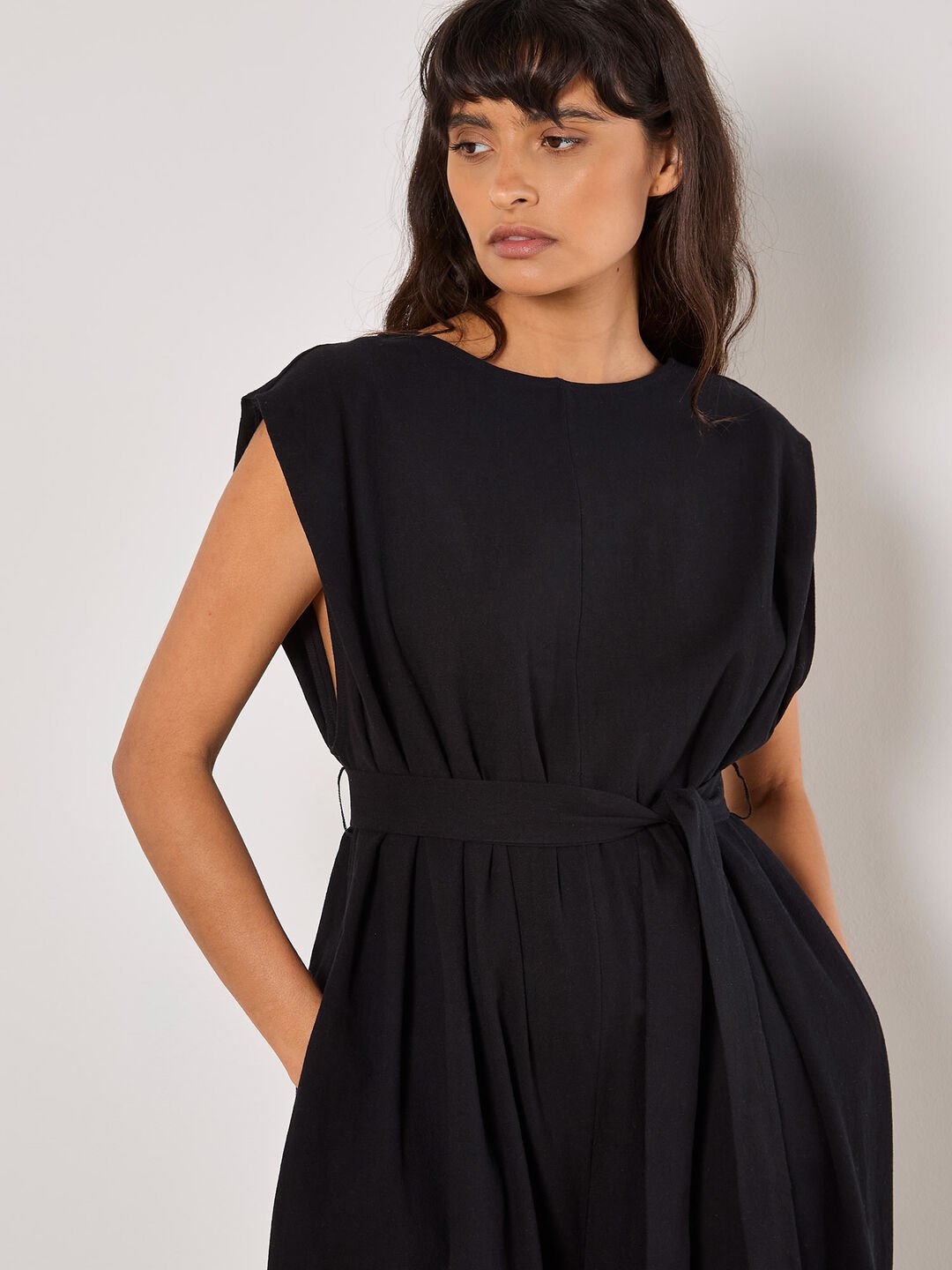 APRICOT - Wide Leg Cotton Jumpsuit - 945241 - Boutique Bubbles