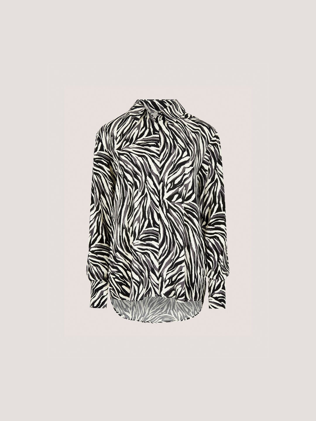 APRICOT - Zebra Print High - Low Shirt - 939554 - Boutique Bubbles