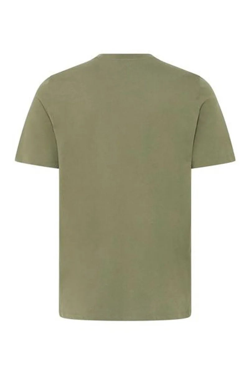 BLEND - BHKAAN EMB Oversized cotton T-shirt - Green - 20720584 - Boutique Bubbles