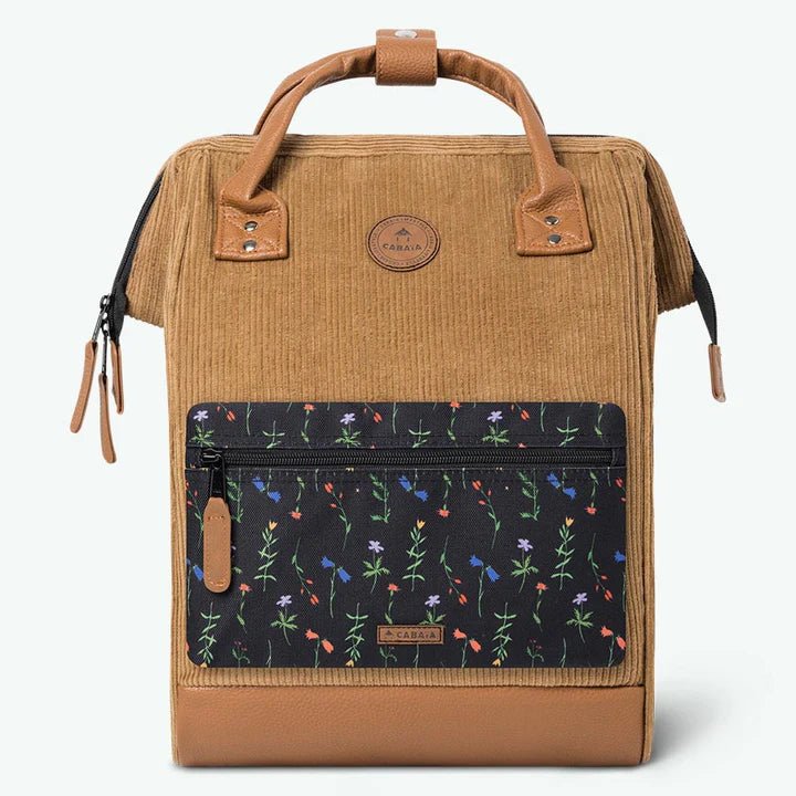 CABAÏA - Backpack Adventurer Medium - Recycled Velvet - Boutique Bubbles