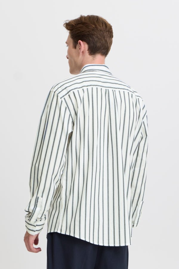 CASUAL FRIDAY - CFALVIN LS Dobby Striped Shirt - 20505289 - Boutique Bubbles