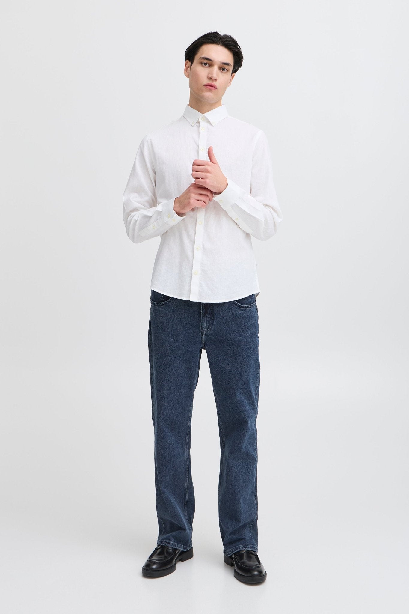 CASUAL FRIDAY - CFANTON 0053 BD LS linen mix shirt - 20504577 - Boutique Bubbles