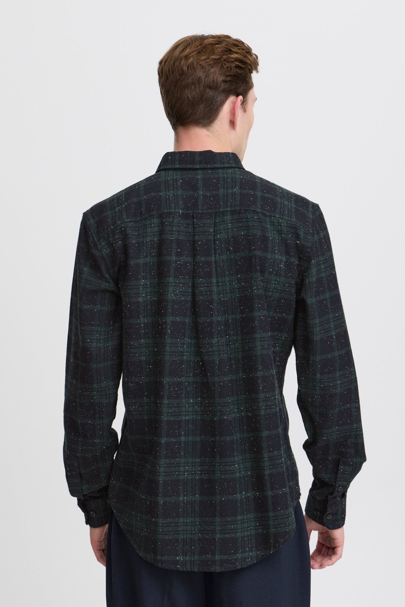 CASUAL FRIDAY - CFANTON LS Checked Nep Yarn Shirt - 20505291 - Boutique Bubbles