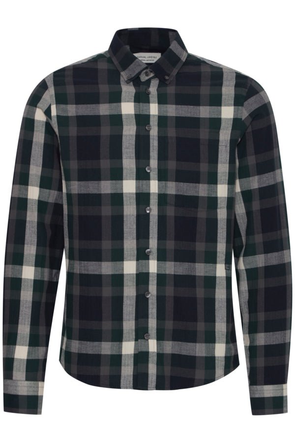 CASUAL FRIDAY - CFANTON LS Herringbone Checked Shirt - 20505290 - Boutique Bubbles