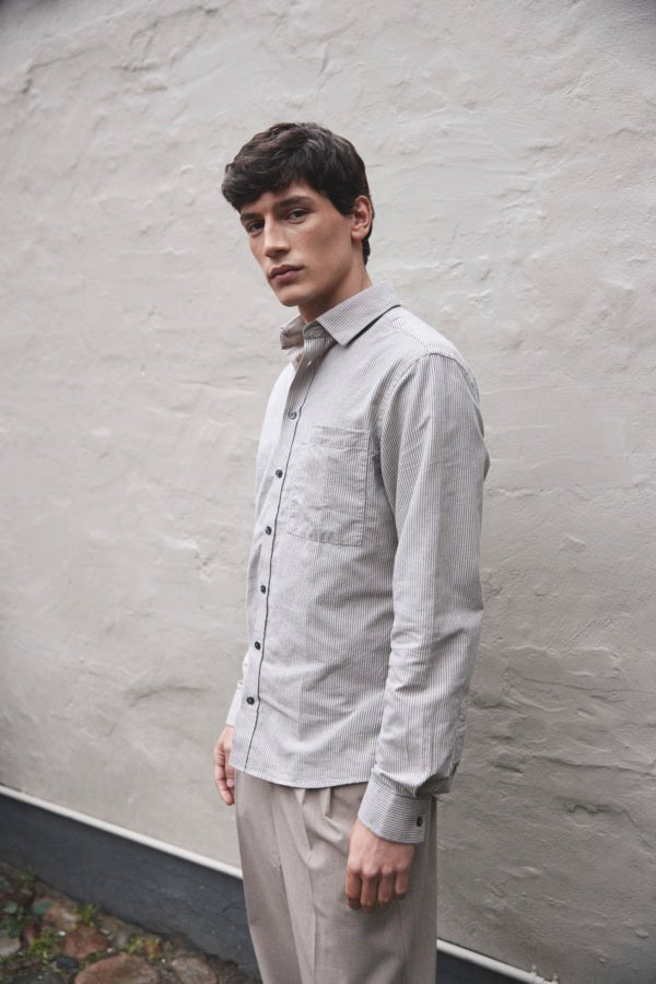 CASUAL FRIDAY - CFANTON LS striped Oxford shirt - 20504872 - Boutique Bubbles