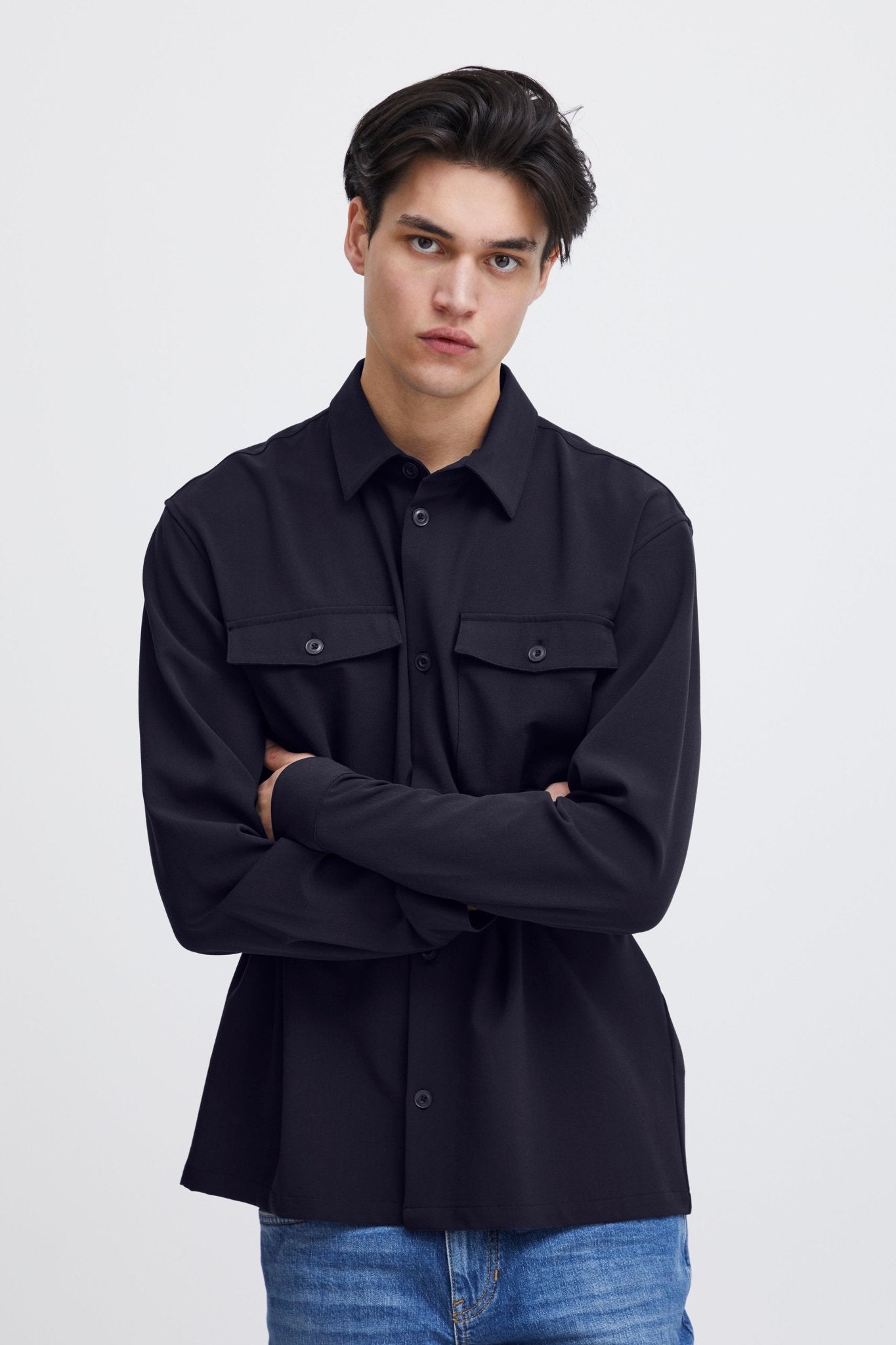 CASUAL FRIDAY - CFAUGUSTO 0141 travel overshirt - 20505059 - Boutique Bubbles