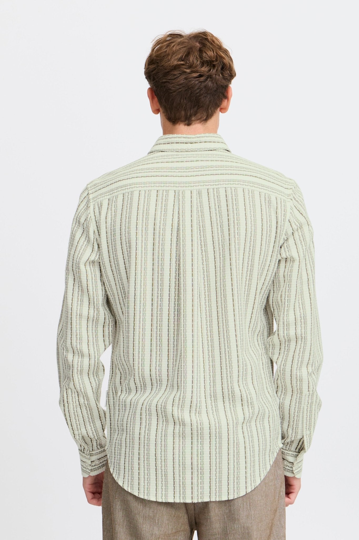 CASUAL FRIDAY - CFCLEMENT LS structured stripped shirt - 20505381 - Boutique Bubbles