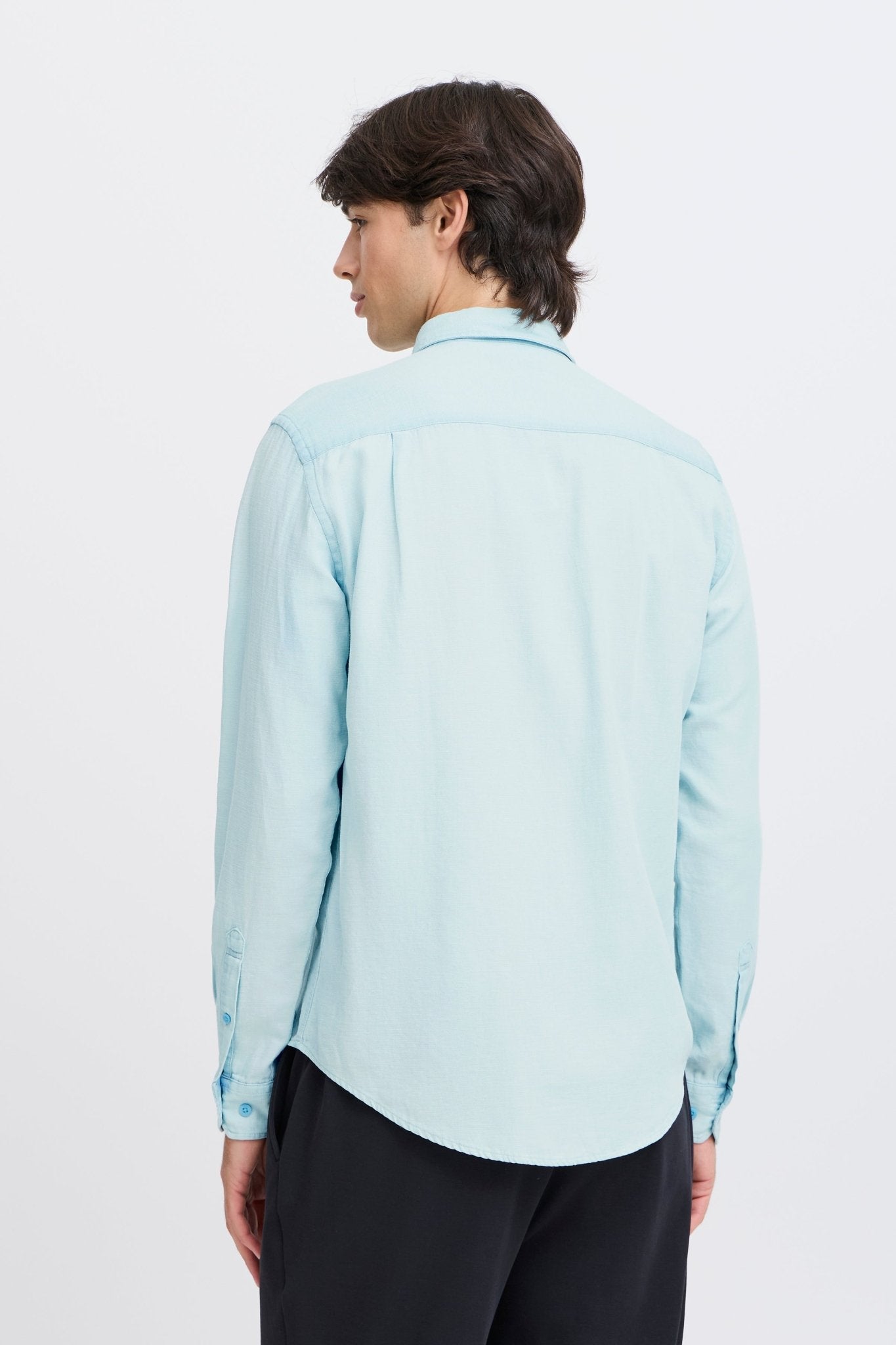 CASUAL FRIDAY - CFHAMILTON LS BD linen mix shirt - 20505384 - Boutique Bubbles