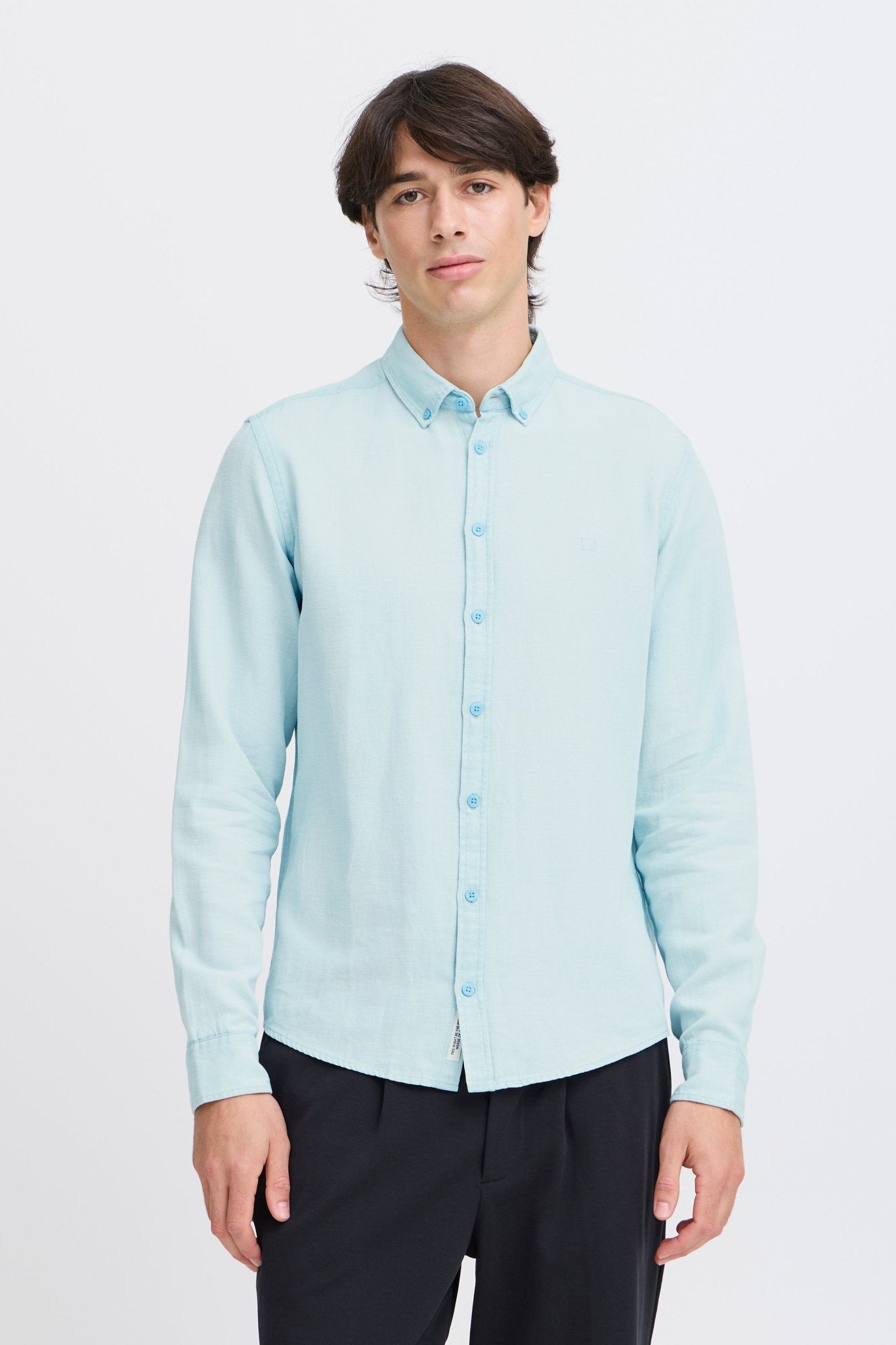 CASUAL FRIDAY - CFHAMILTON LS BD linen mix shirt - 20505384 - Boutique Bubbles