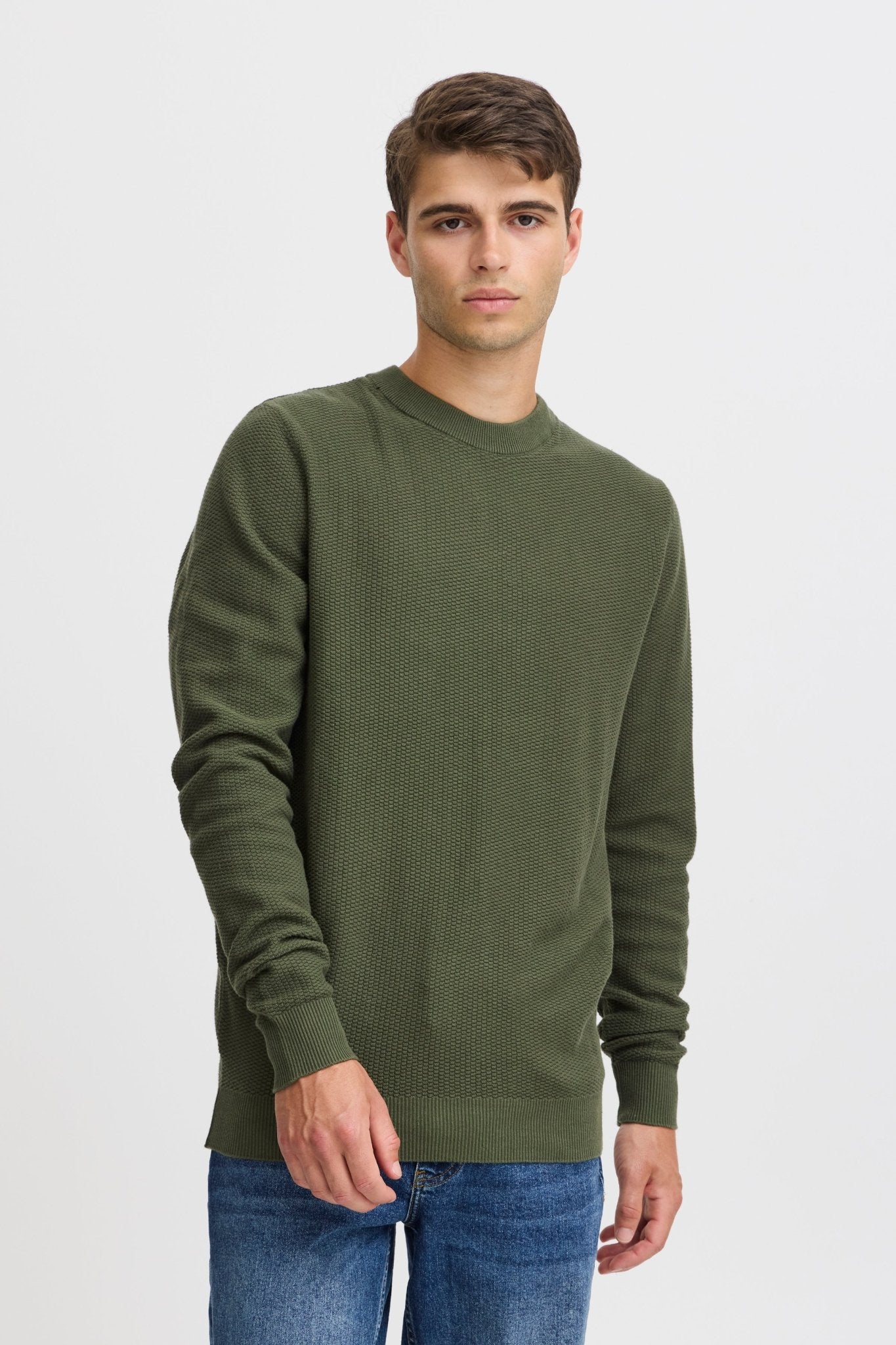 CASUAL FRIDAY - CFKARL 0160 structured crewneck knit - 20505192 - Boutique Bubbles