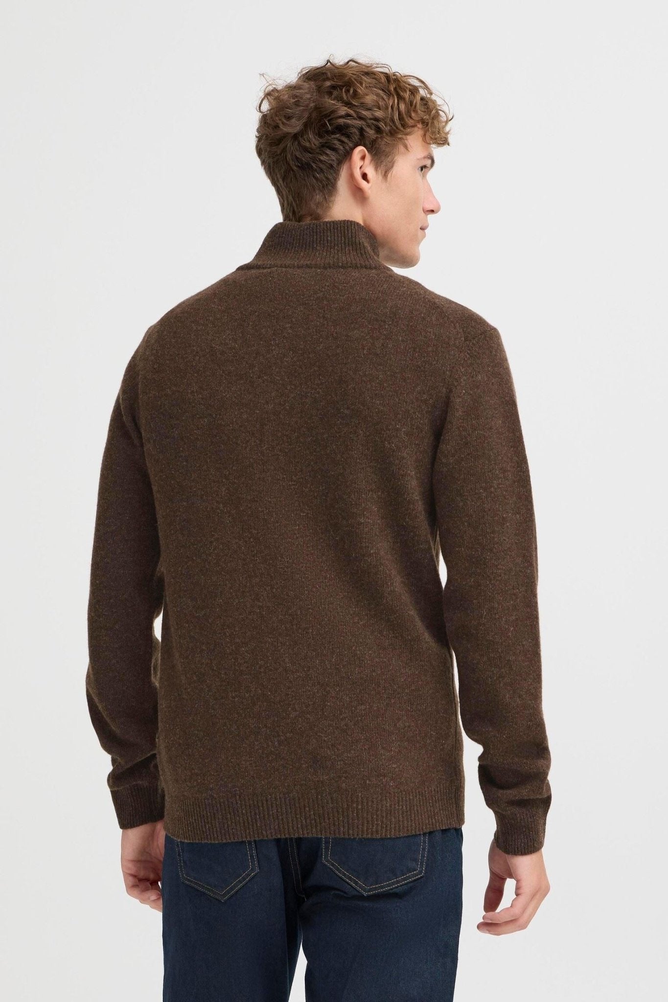 CASUAL FRIDAY - CFKARL HALFZIP LAMBSWOOL KNIT - 20505249 - Boutique Bubbles