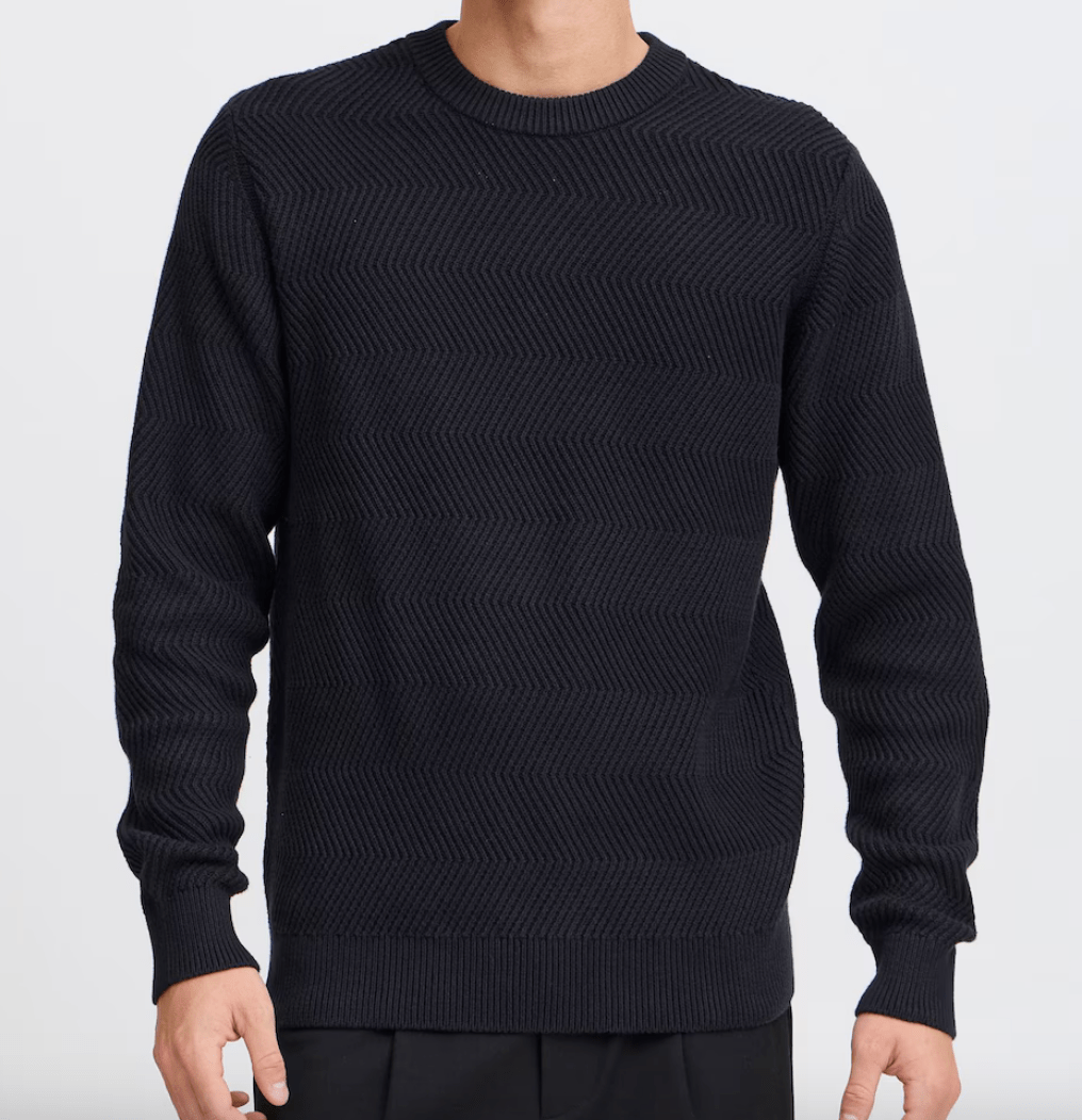 CASUAL FRIDAY - CFKARL structured crew neck knit - 20505310 - Boutique Bubbles