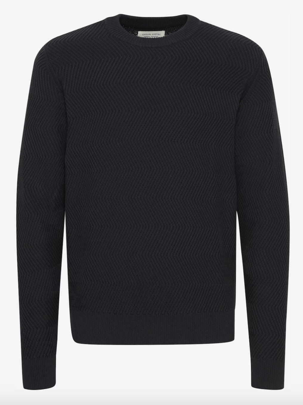 CASUAL FRIDAY - CFKARL structured crew neck knit - 20505310 - Boutique Bubbles