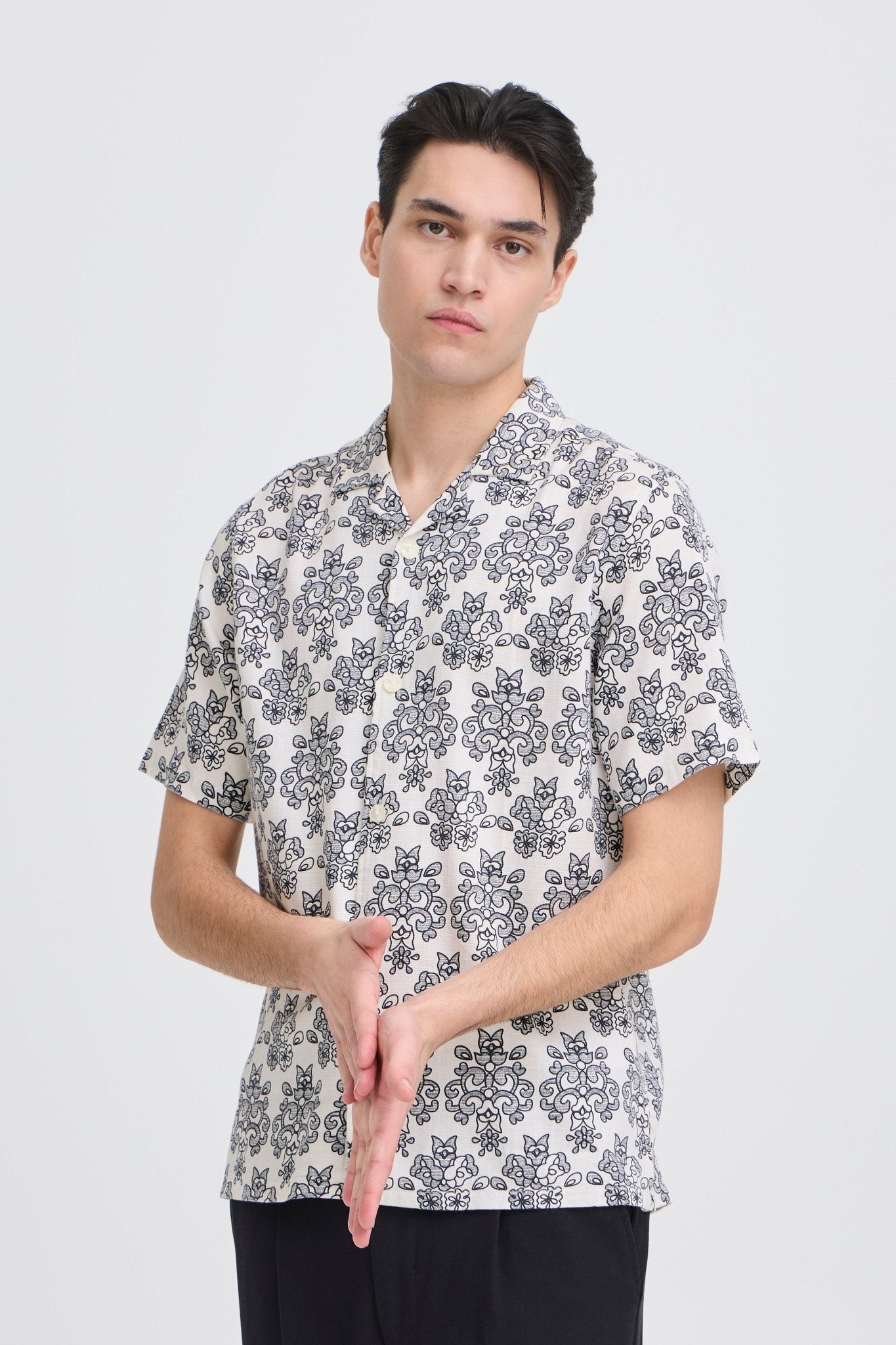 CASUAL FRIDAY - CFLINDAHL AOP RESORT SHIRT - 20506157 - Boutique Bubbles