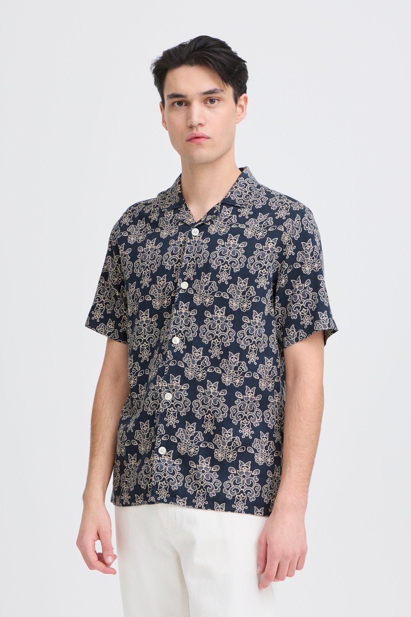 CASUAL FRIDAY - CFLINDAHL AOP RESORT SHIRT - 20506157 - Boutique Bubbles