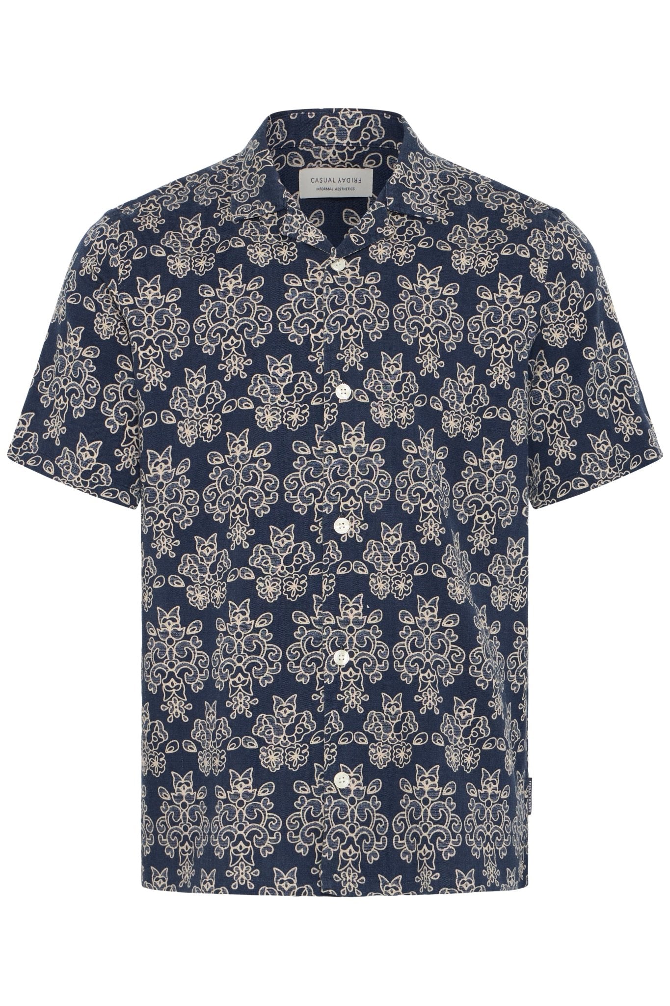 CASUAL FRIDAY - CFLINDAHL AOP RESORT SHIRT - 20506157 - Boutique Bubbles