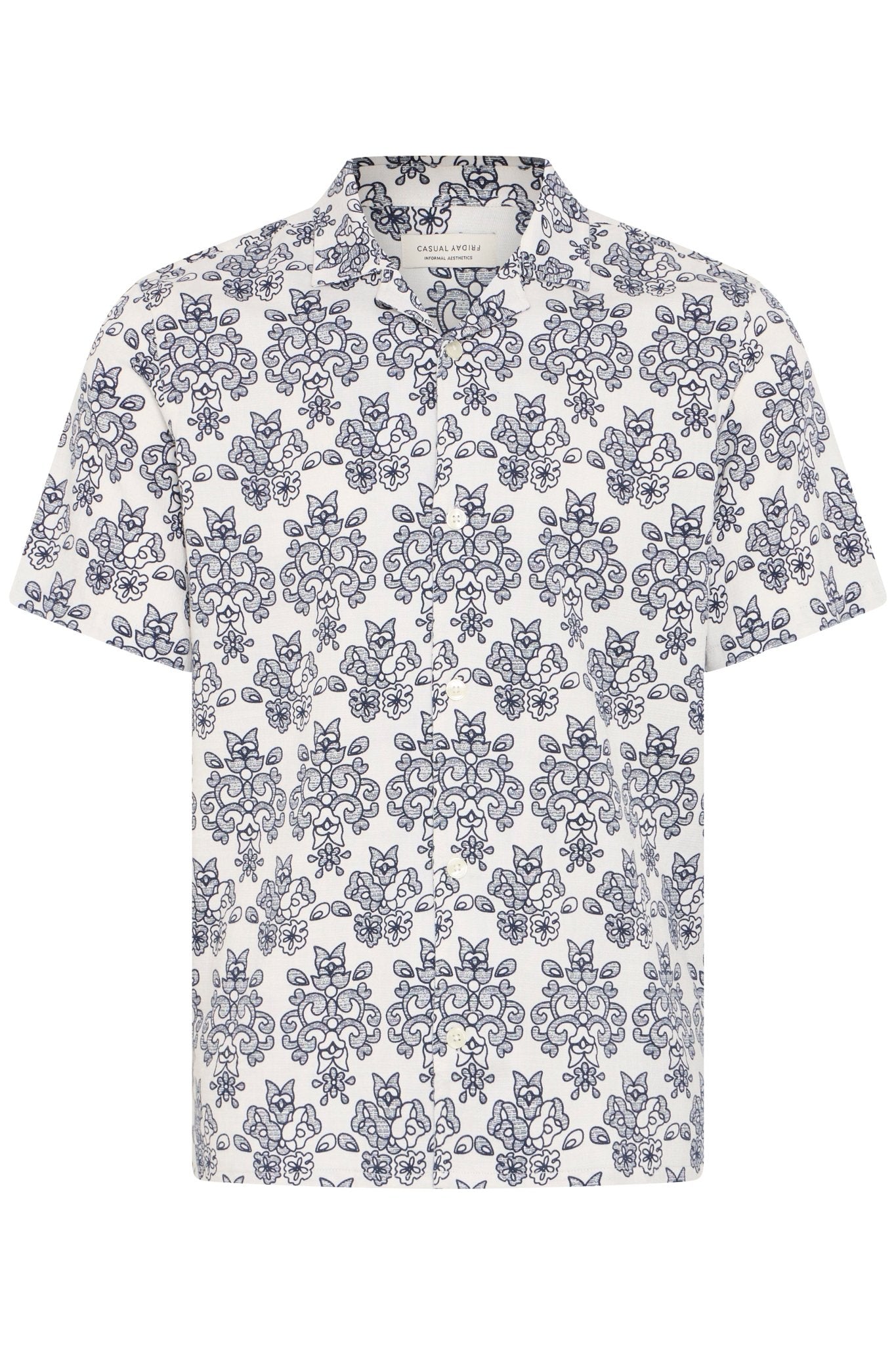 CASUAL FRIDAY - CFLINDAHL AOP RESORT SHIRT - 20506157 - Boutique Bubbles