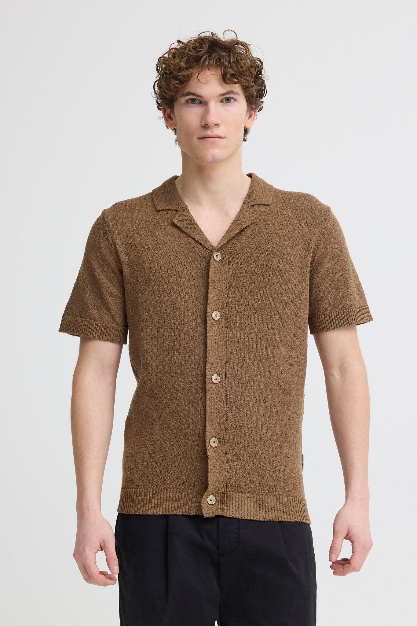 CASUAL FRIDAY - CFLINDHOLM SS RESORT KNIT - 20506174 - Boutique Bubbles