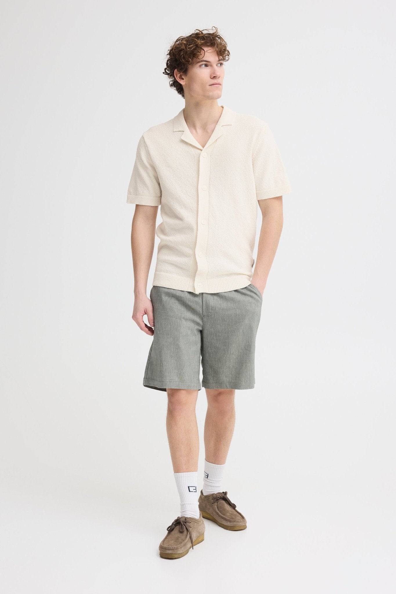 CASUAL FRIDAY - CFLINDHOLM SS RESORT KNIT - 20506174 - Boutique Bubbles