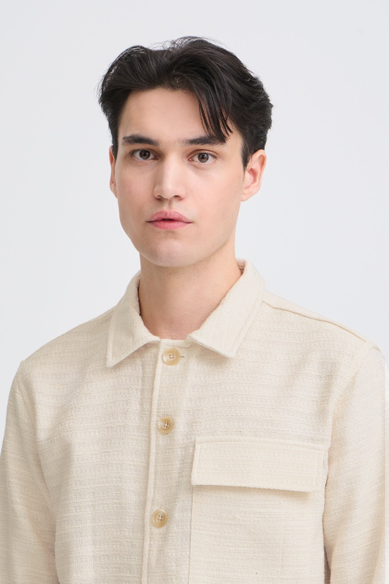 CASUAL FRIDAY - CFMATT STRUCTURED OVERSHIRT - 20506167 - Boutique Bubbles