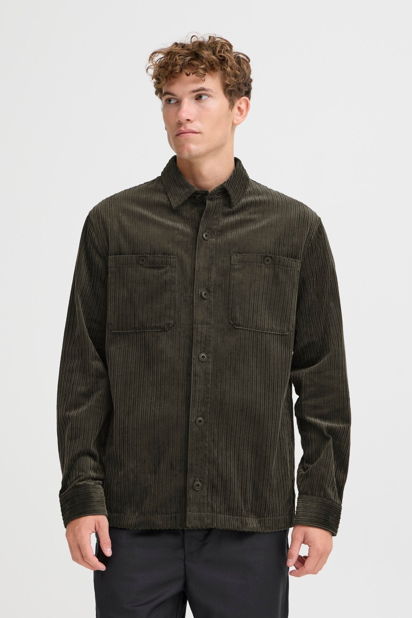 CASUAL FRIDAY - CFNOR 0232 CORDUROY OVERSHIRT - 20506040 - Boutique Bubbles