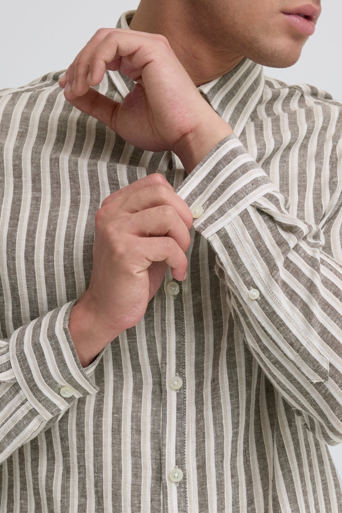 CASUAL FRIDAY - CFRISSA LS STRIPED LINEN - 20506257 - Boutique Bubbles