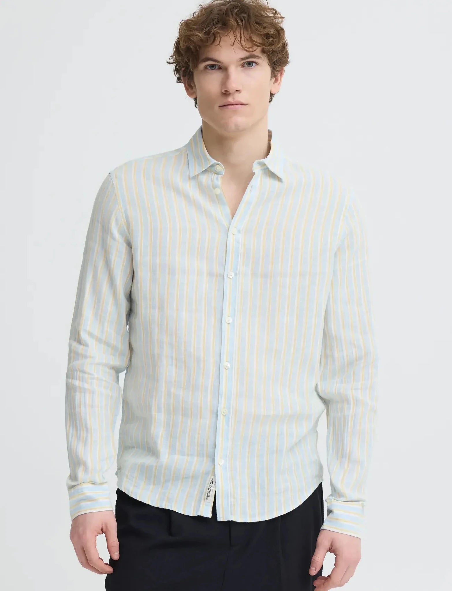 CASUAL FRIDAY - CFRISSA LS STRIPED LINEN - 20506257 - Boutique Bubbles