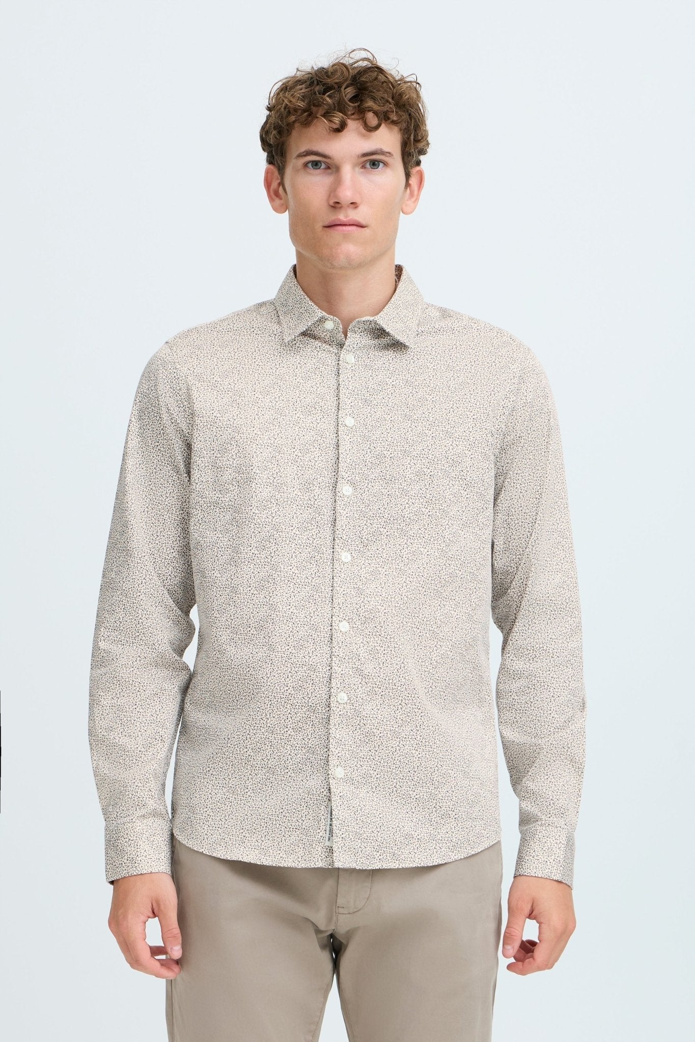 CASUAL FRIDAY - NILO LS AOP floral shirt - 20505589 - Boutique Bubbles