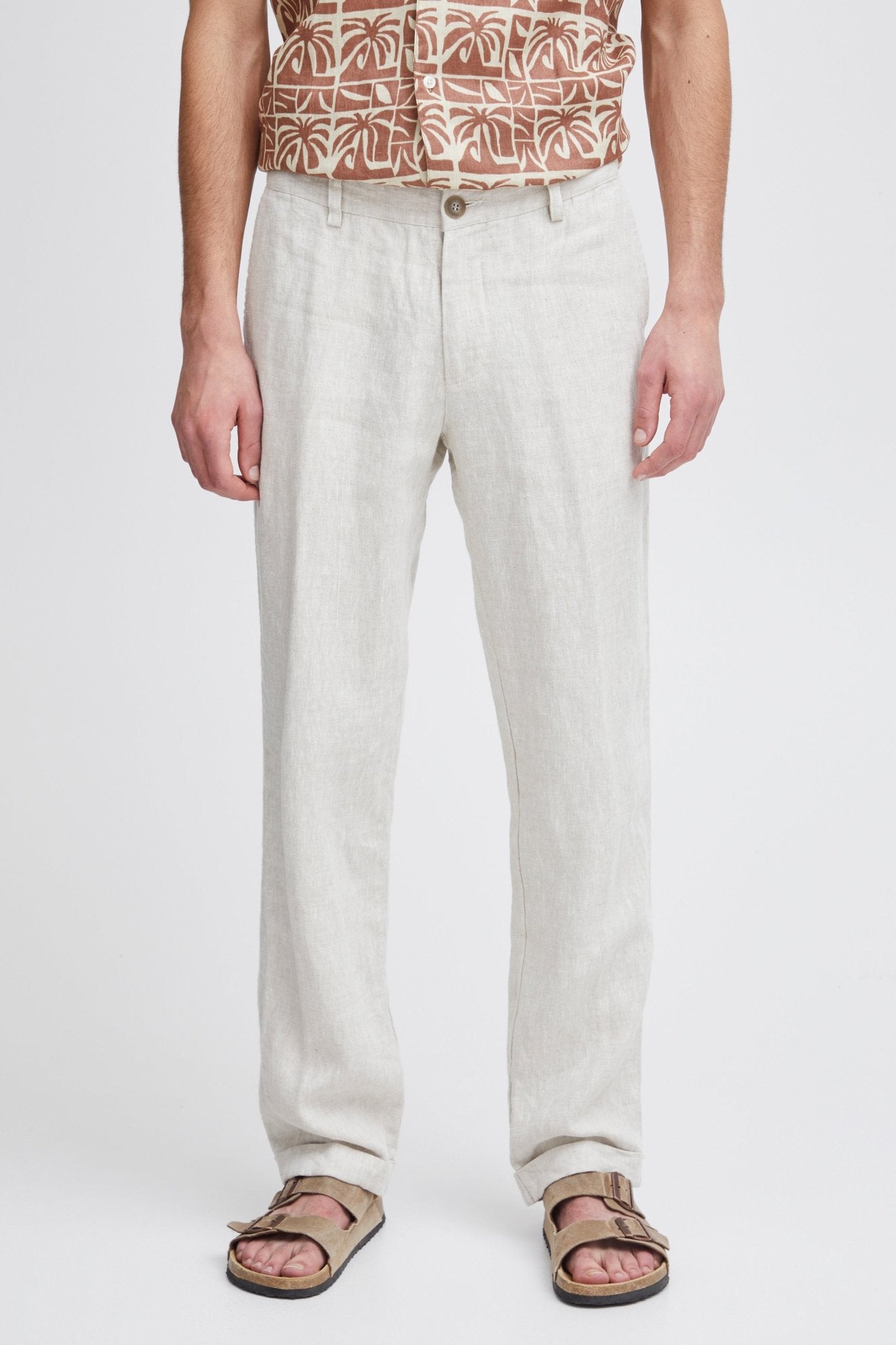 CASUAL FRIDAY - PANDRUP 100% linen pant - 20505148 - Boutique Bubbles