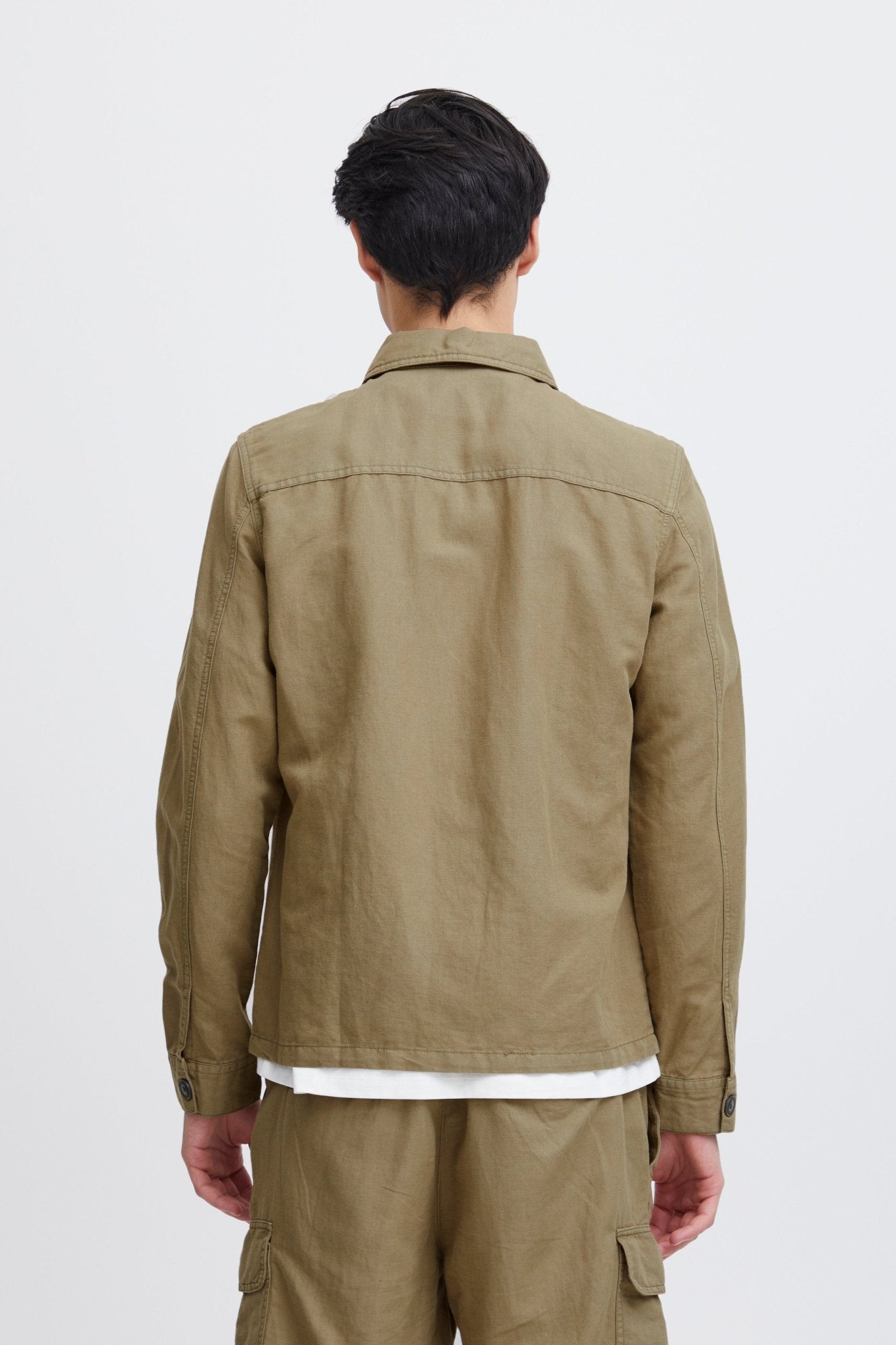 CASUAL FRIDAY - ULLI 0137 linen mix shacket - Boutique Bubbles