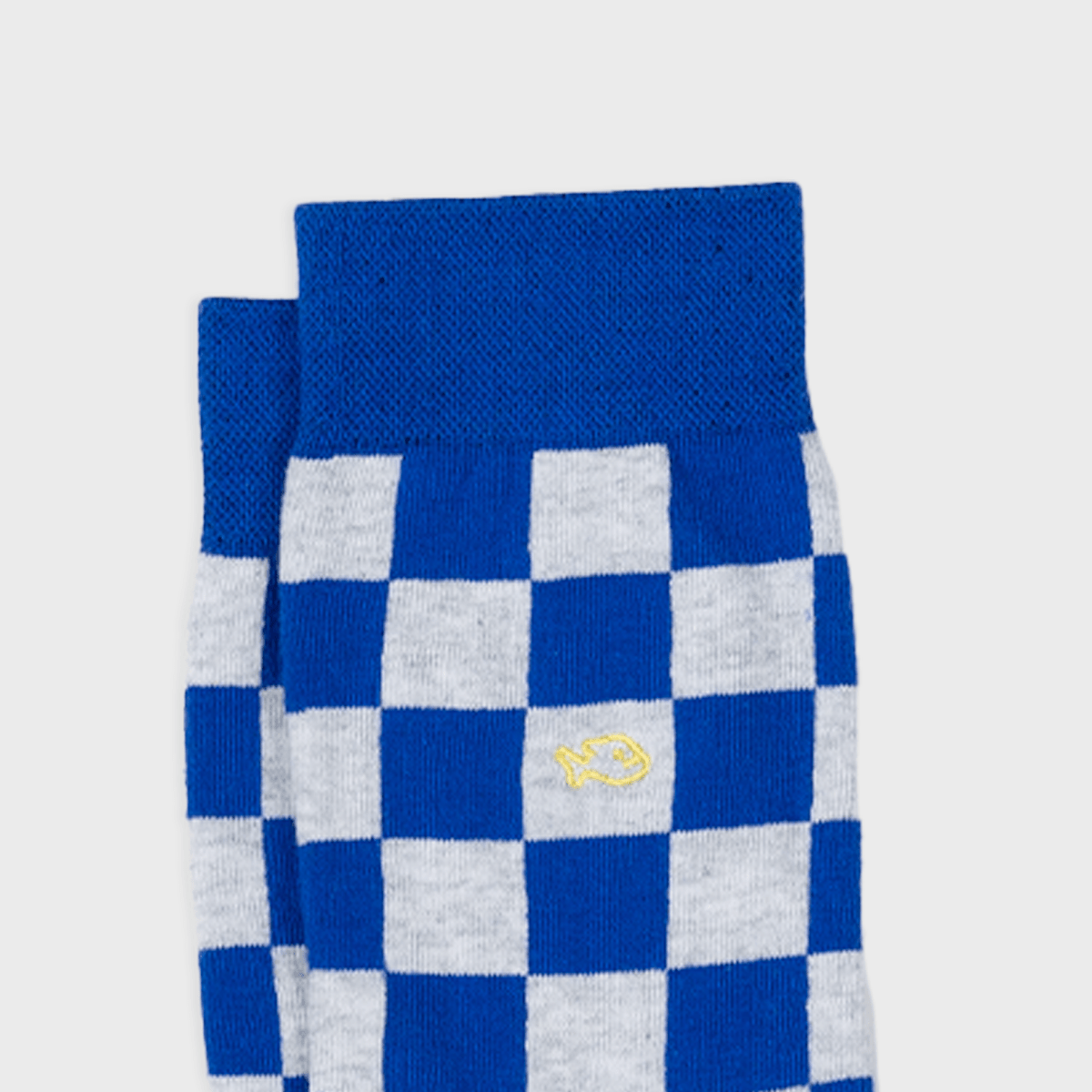 Combed cotton checked socks - Marina Bay - Boutique Bubbles