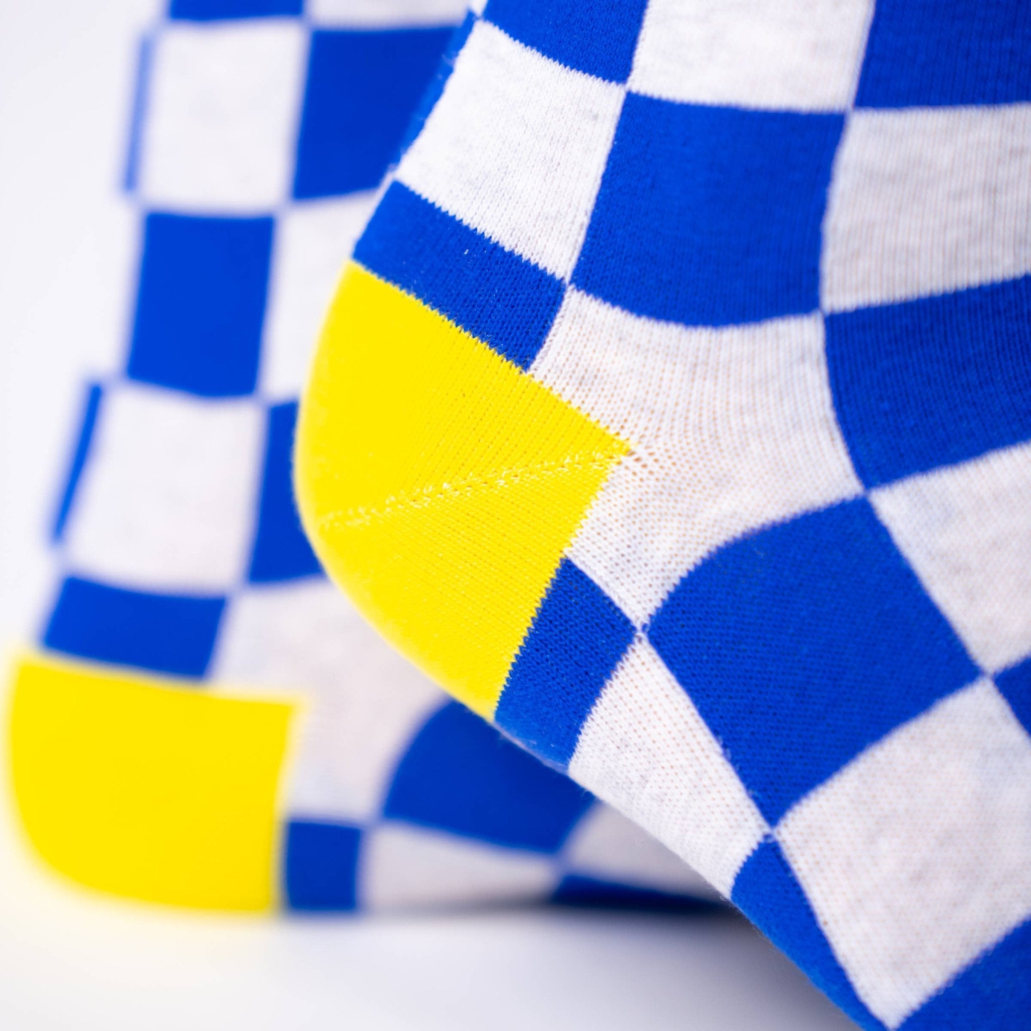 Combed cotton checked socks - Marina Bay - Boutique Bubbles